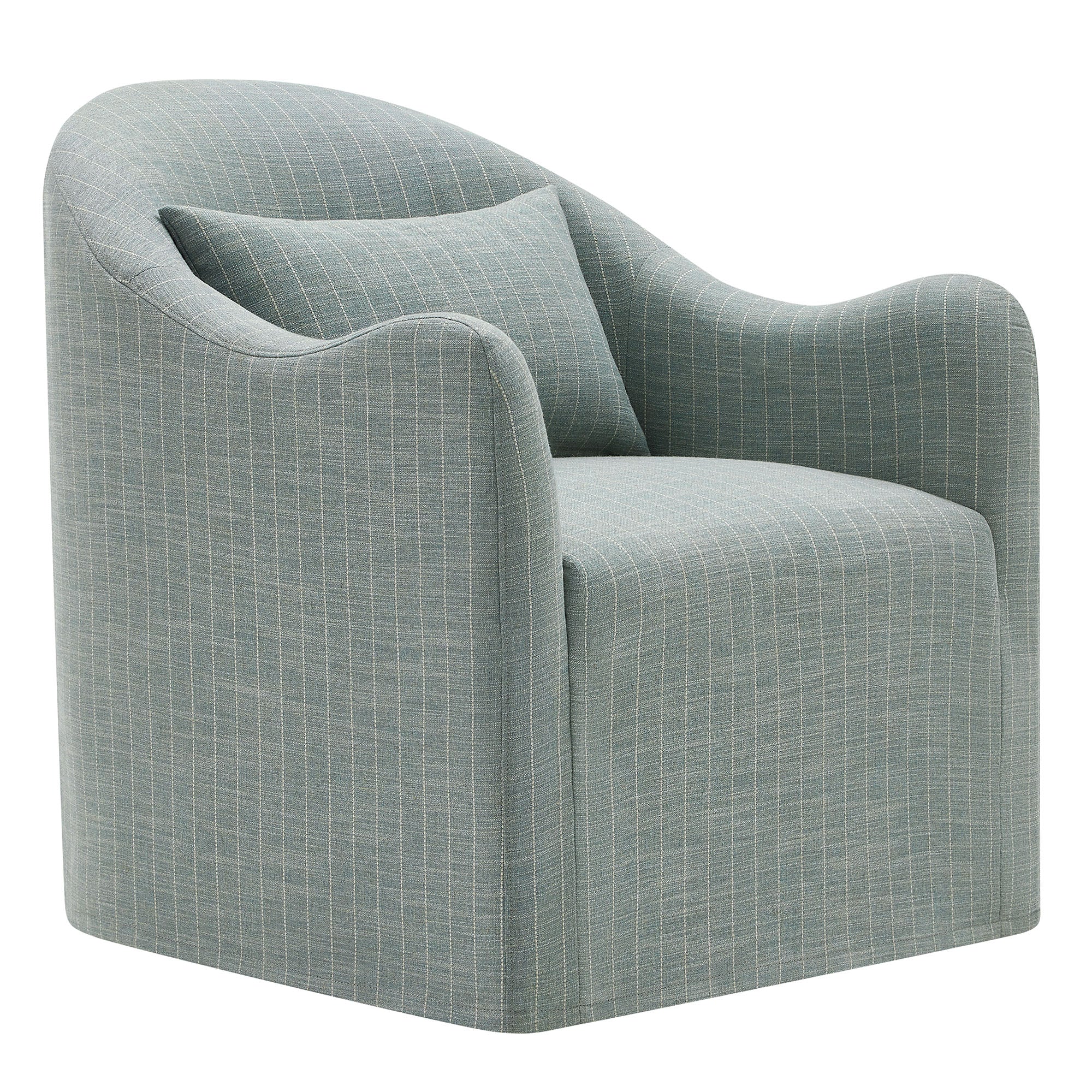 Bardot Slipcovered Striped Accent Chair by Modway
