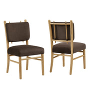 Mauden Performance Velvet Dining Side Chairs Set of 2 by Modway
