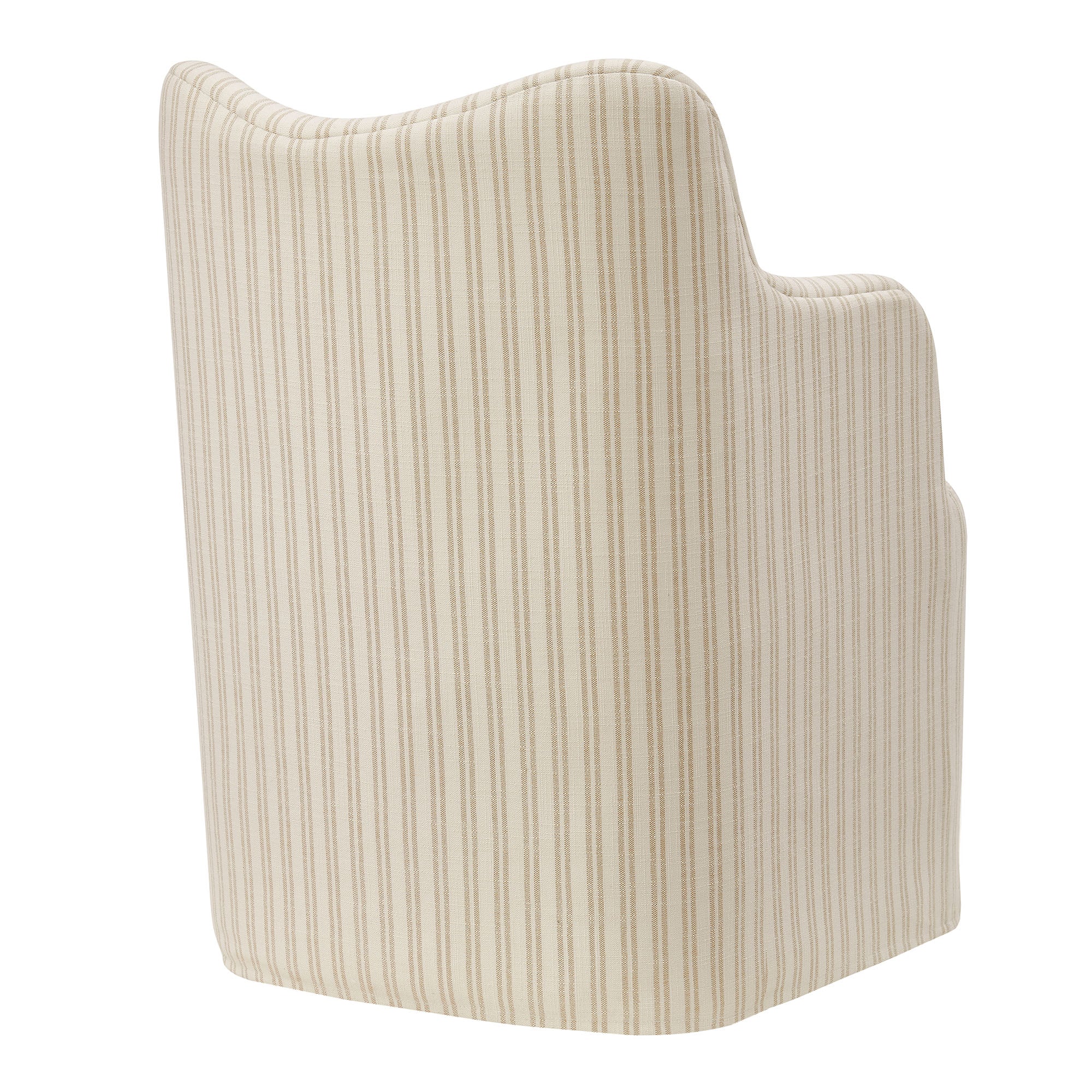 Cordelle Linen Blend Swivel Dining Chair by Modway
