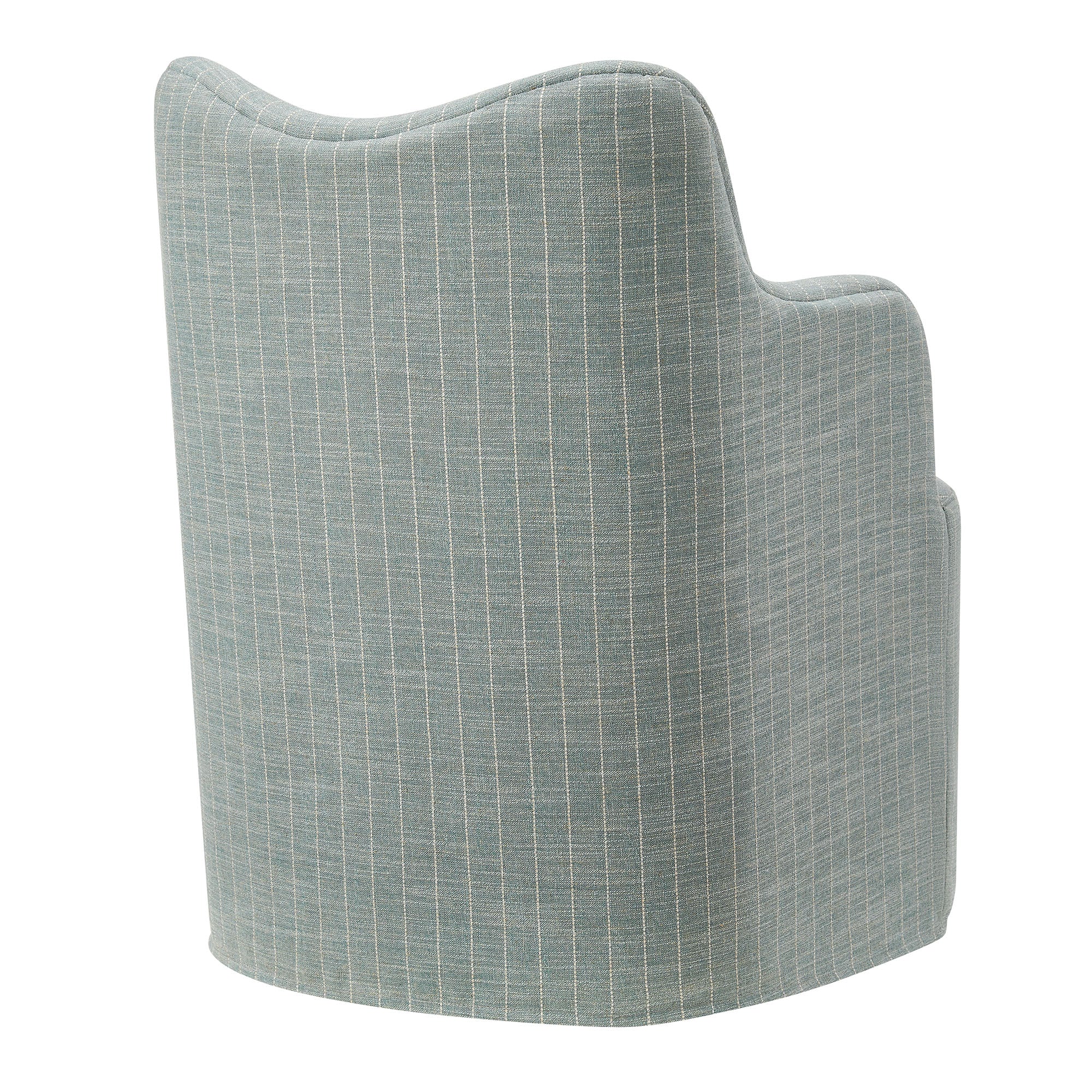Cordelle Linen Blend Swivel Dining Chair by Modway