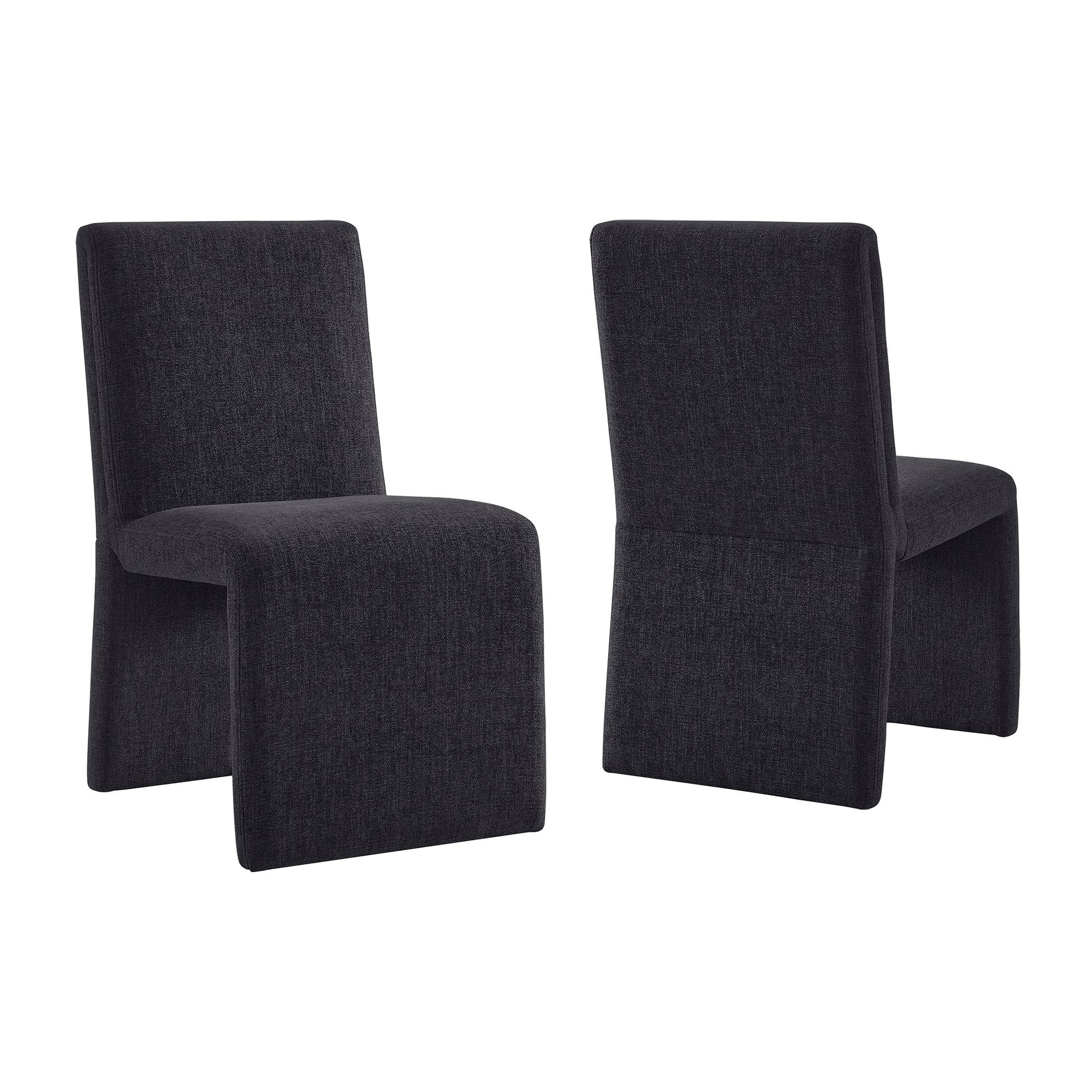 Emory Upholstered Fabric Dining Side Chair Set of 2 by Modway