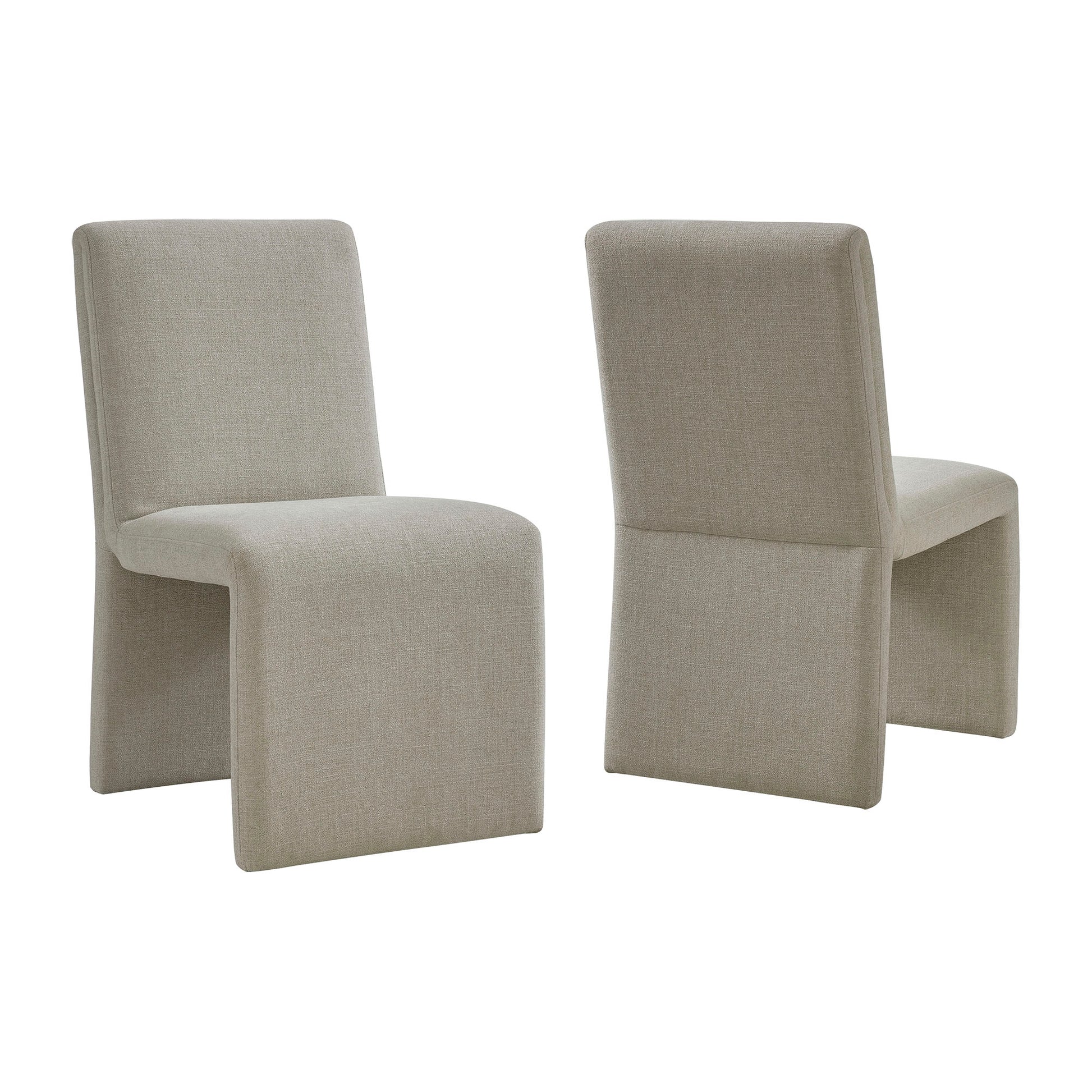 Emory Upholstered Fabric Dining Side Chair Set of 2 by Modway