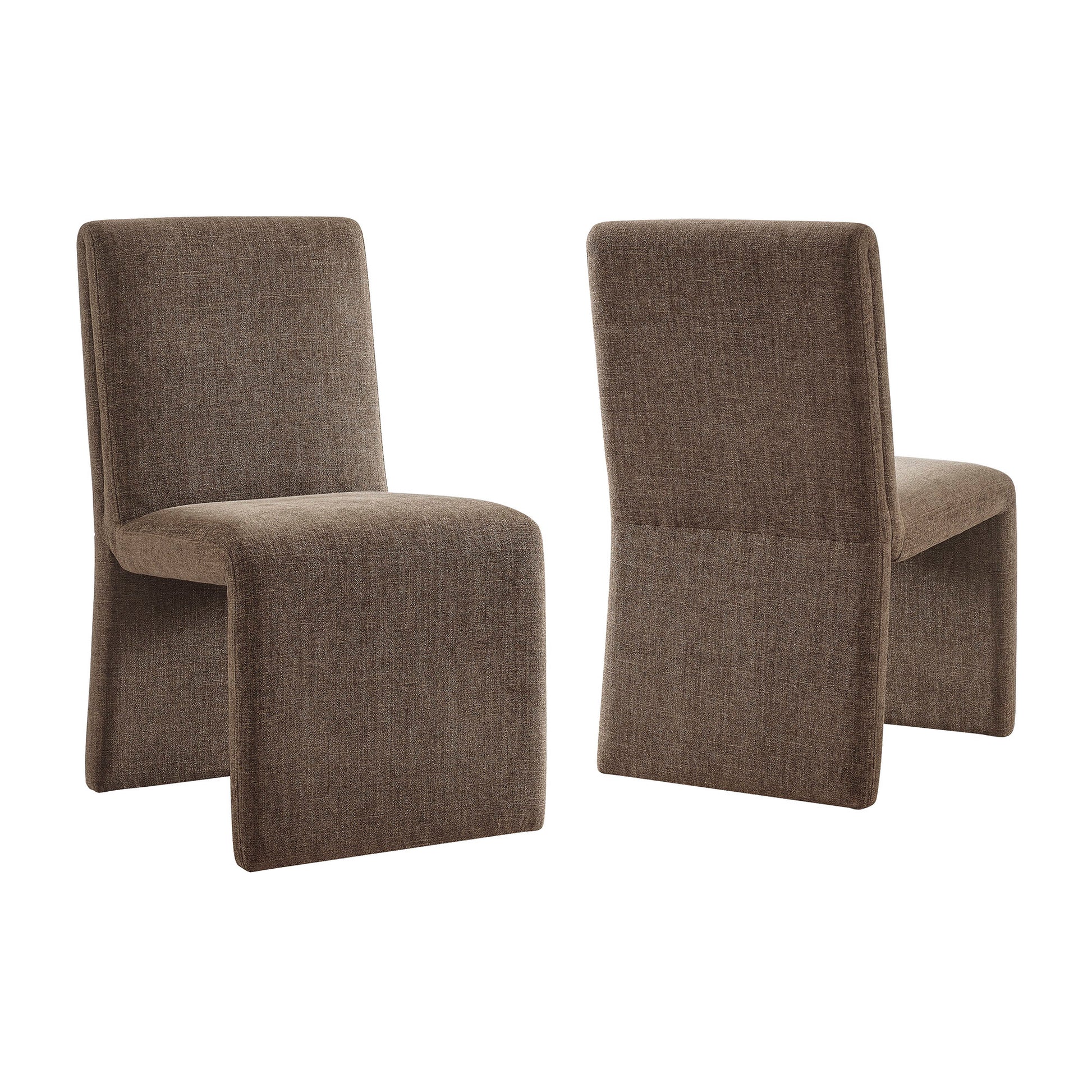 Emory Upholstered Fabric Dining Side Chair Set of 2 by Modway