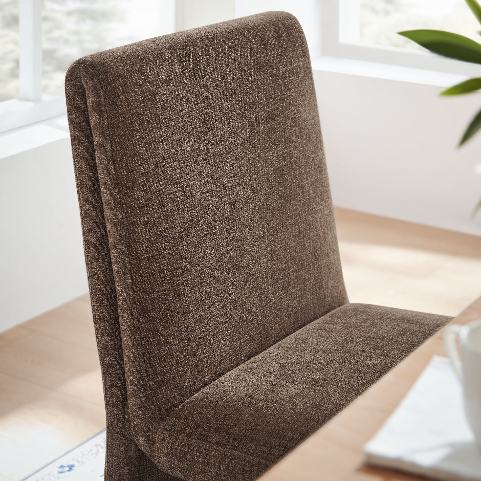 Emory Upholstered Fabric Dining Side Chair Set of 2 by Modway