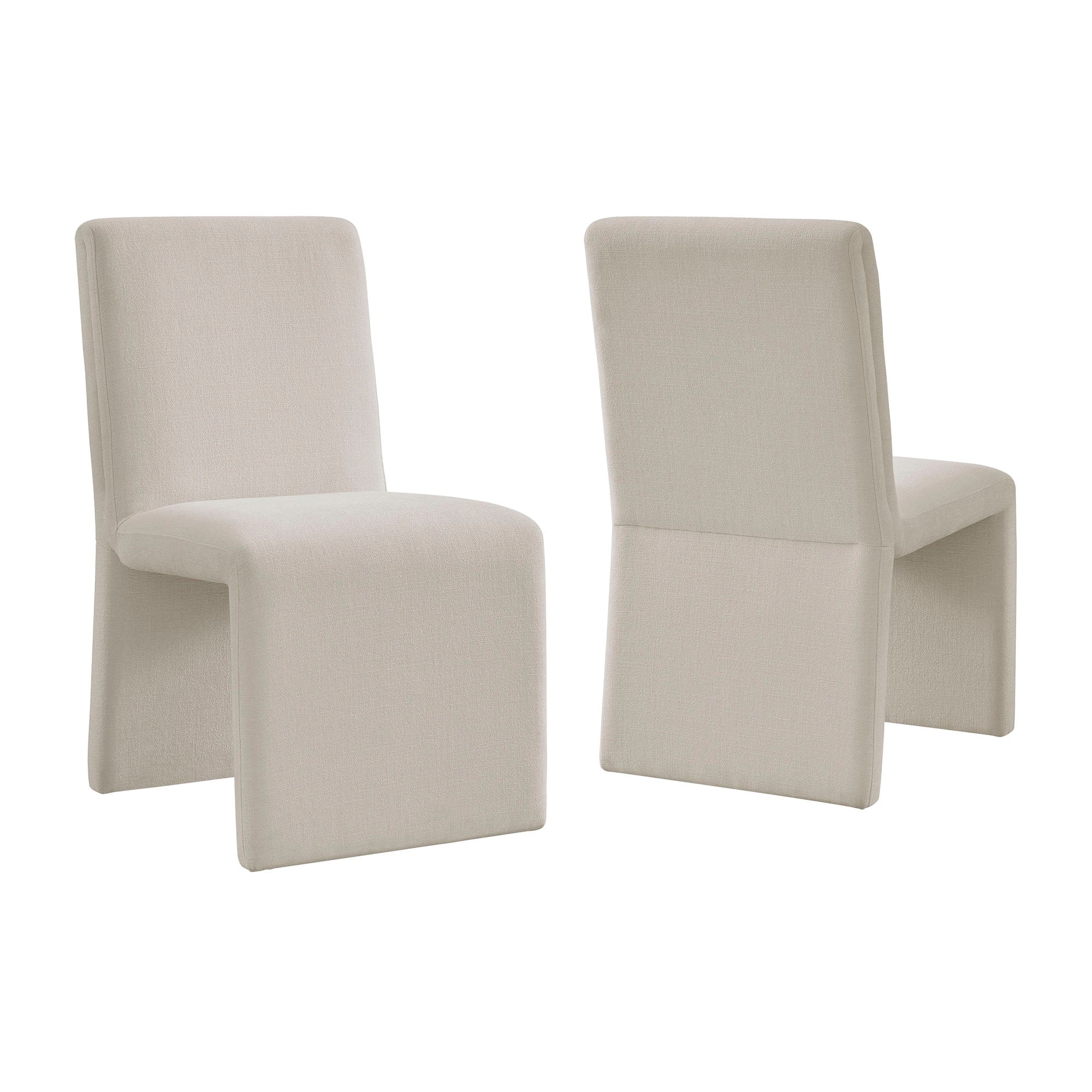 Emory Upholstered Fabric Dining Side Chair Set of 2 by Modway