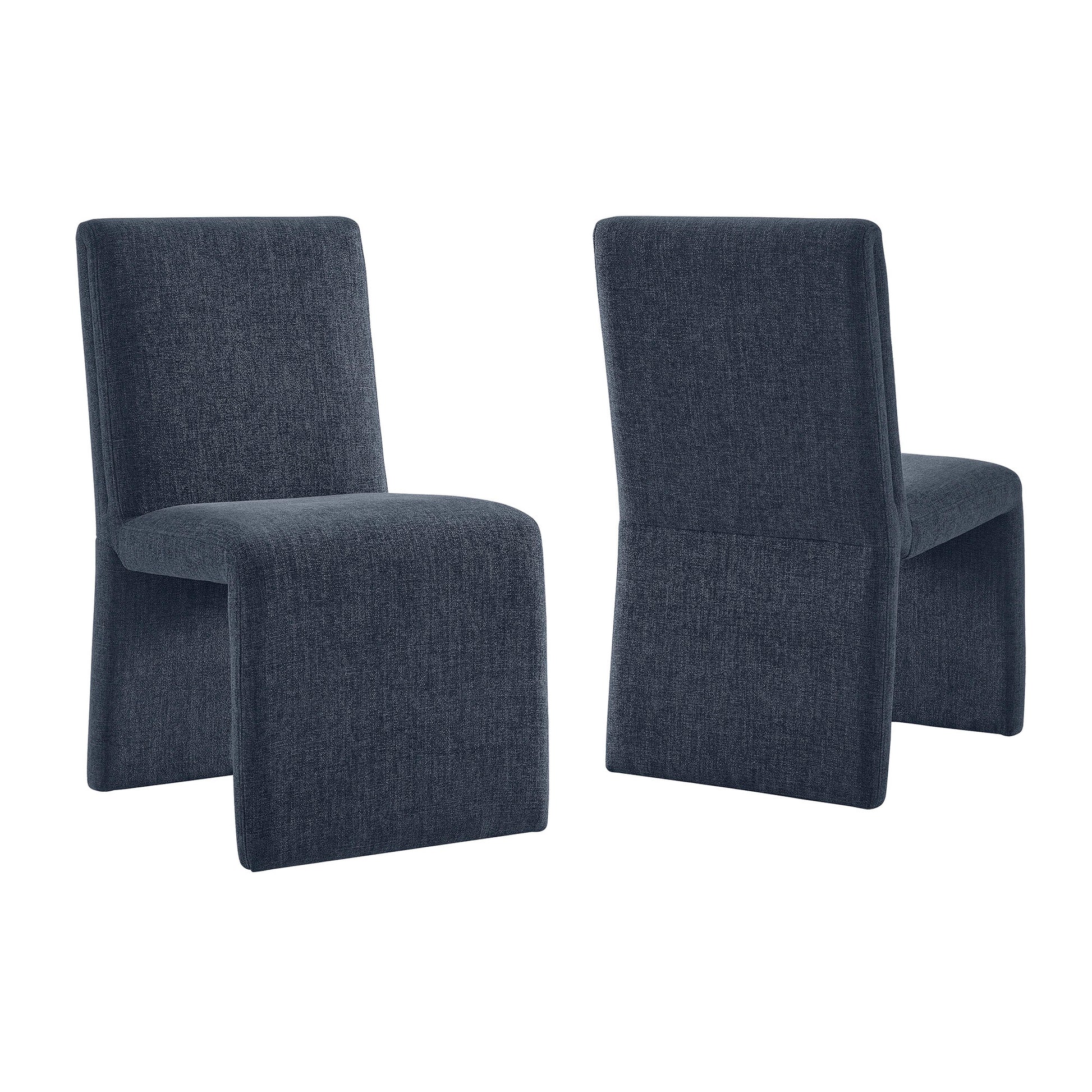 Emory Upholstered Fabric Dining Side Chair Set of 2 by Modway