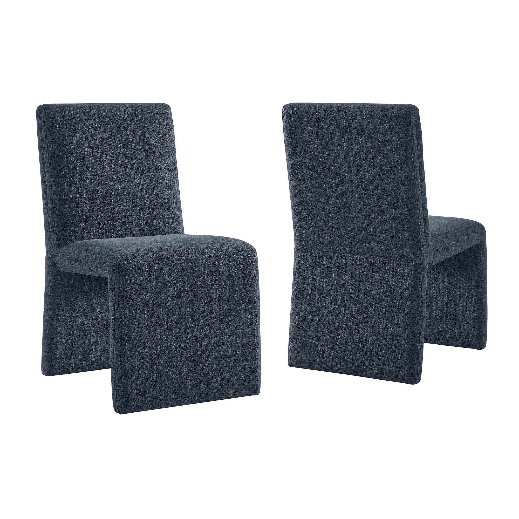 Emory Upholstered Fabric Dining Side Chair Set of 2 by Modway