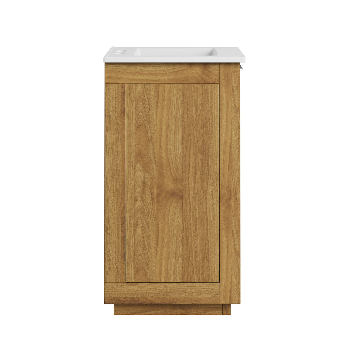 Tavira 24 Inch Shutter-Style Bathroom Vanity - Natural White