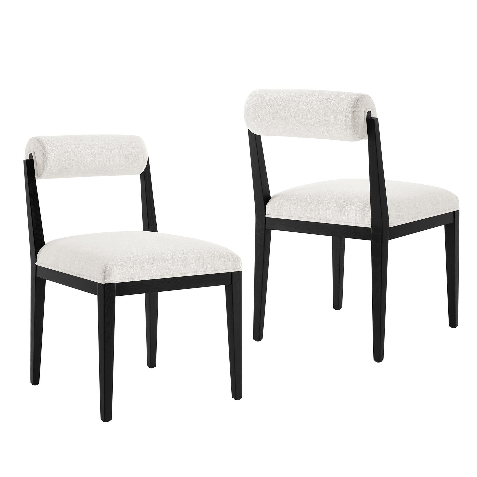 Kai Fabric Dining Chair Set of 2 - Salt