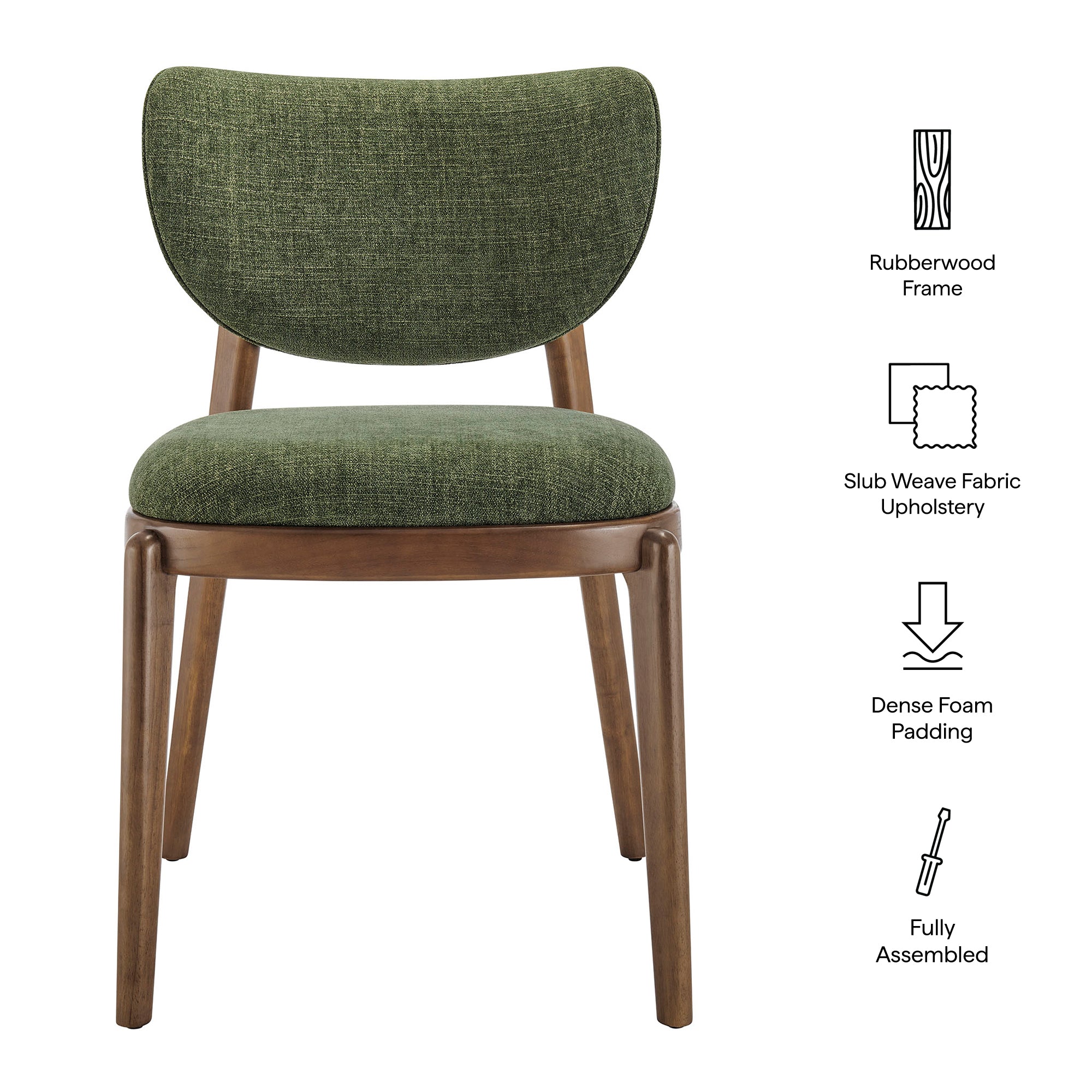 Fenwick Fabric Dining Chairs Set of 2