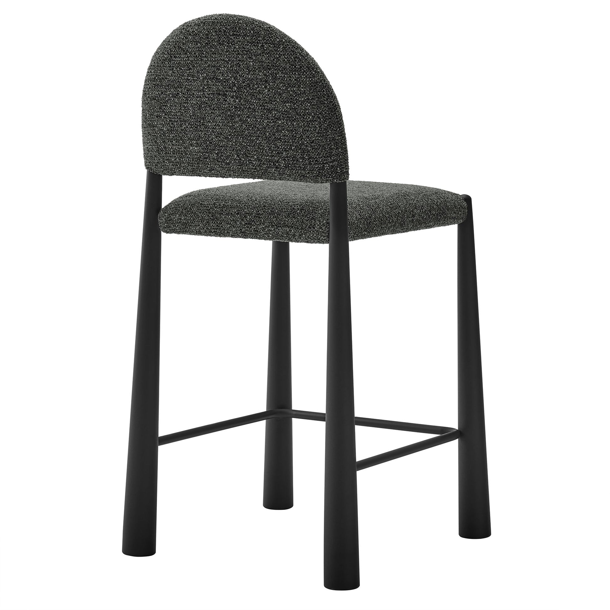 Hayley Upholstered Fabric Counter Stools Set of 2