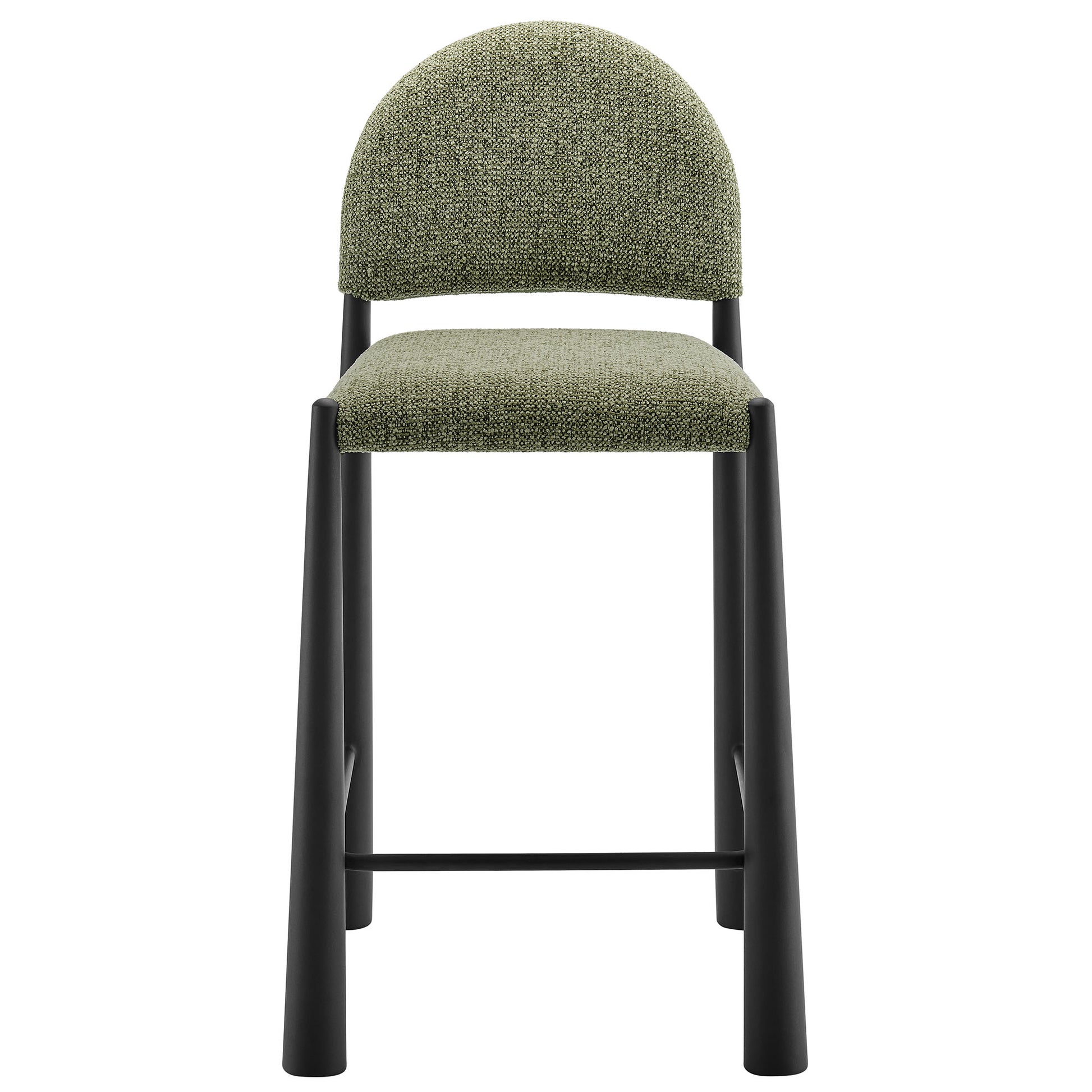 Hayley Upholstered Fabric Counter Stools Set of 2