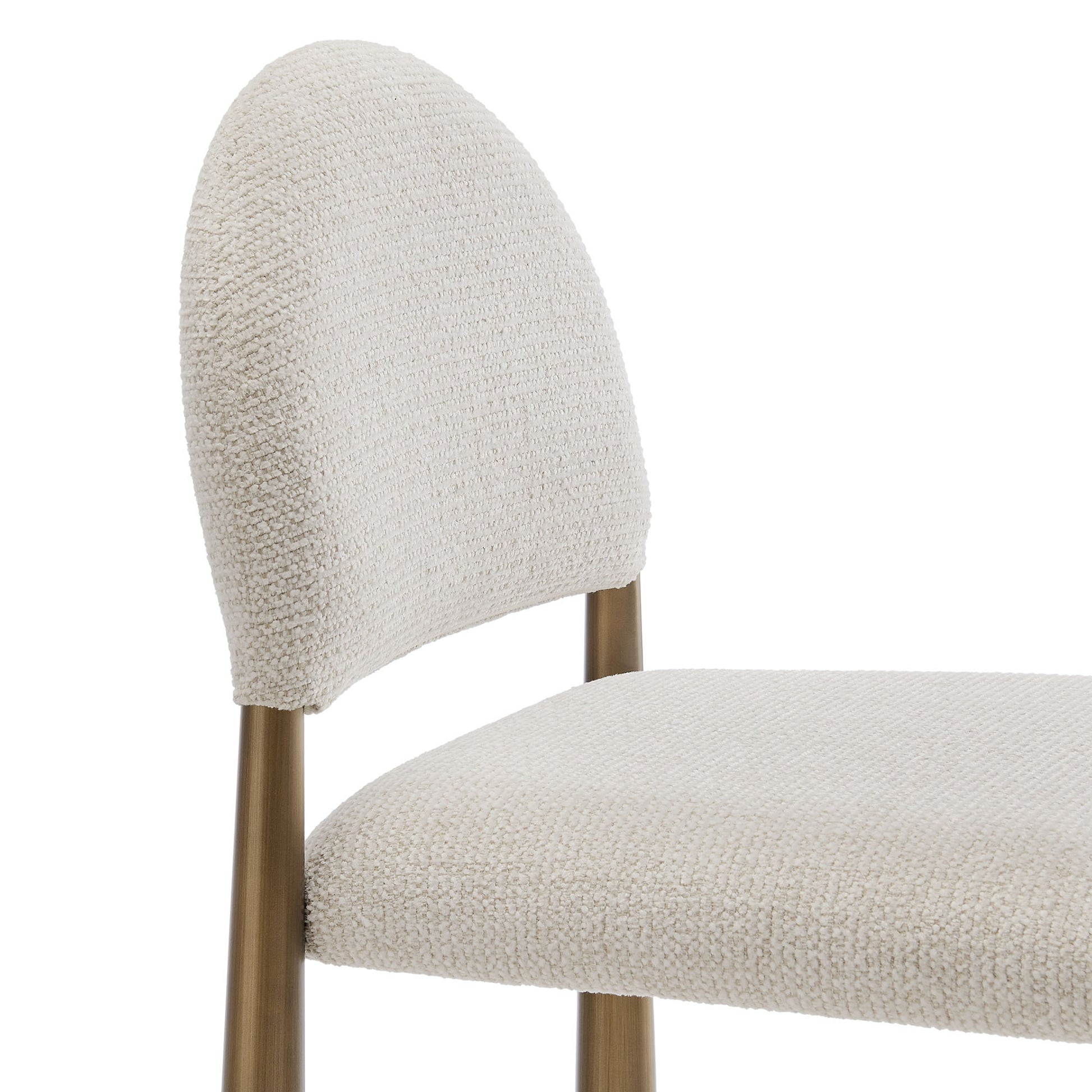 Hayley Upholstered Fabric Counter Stools Set of 2