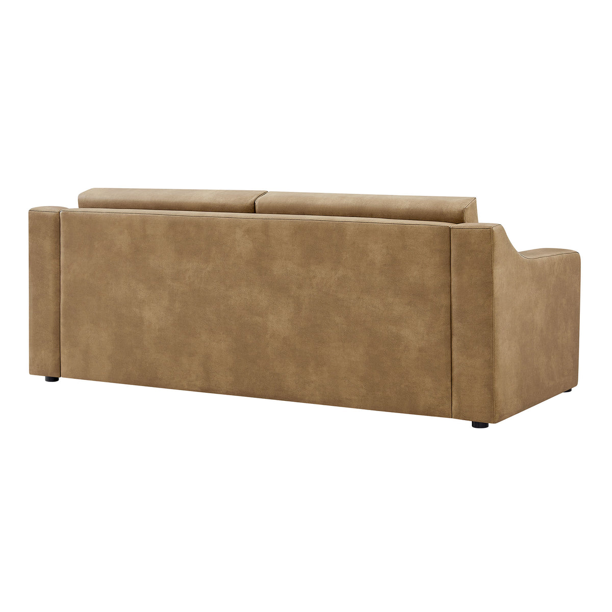 Liora 87 Inch Vegan Leather Sofa - Toast