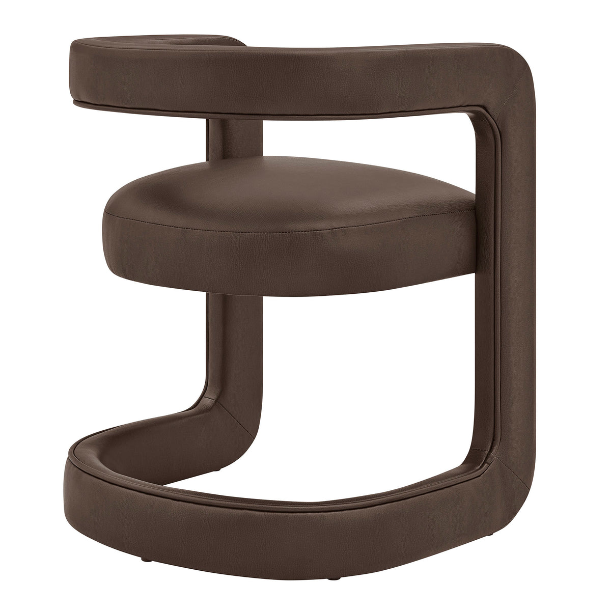 Winslow Premium Vegan Leather Dining Chair - Espresso
