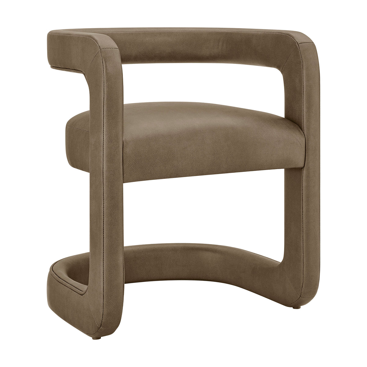 Winslow Premium Vegan Leather Dining Chair - Mushroom