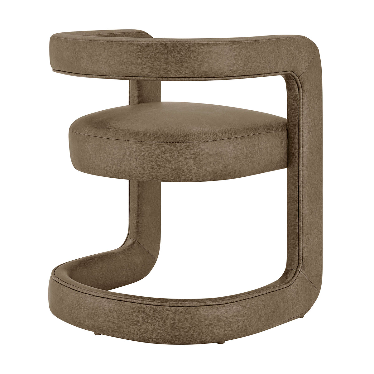 Winslow Premium Vegan Leather Dining Chair - Mushroom