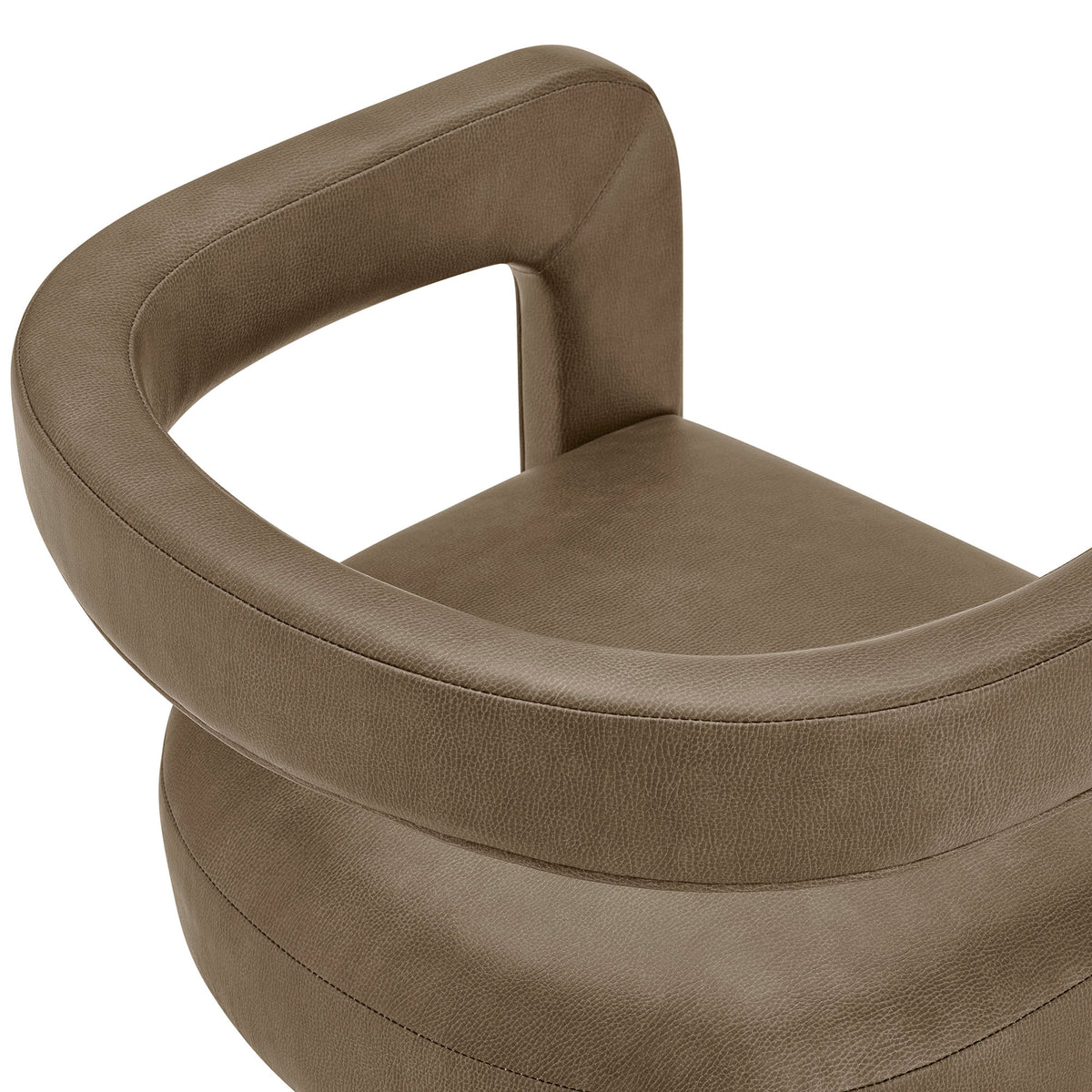 Winslow Premium Vegan Leather Dining Chair - Mushroom