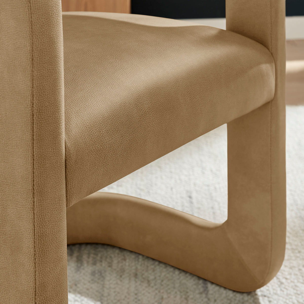 Winslow Premium Vegan Leather Dining Chair - Toast