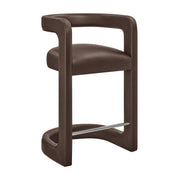 Winslow Premium Vegan Leather Counter Stool - Espresso