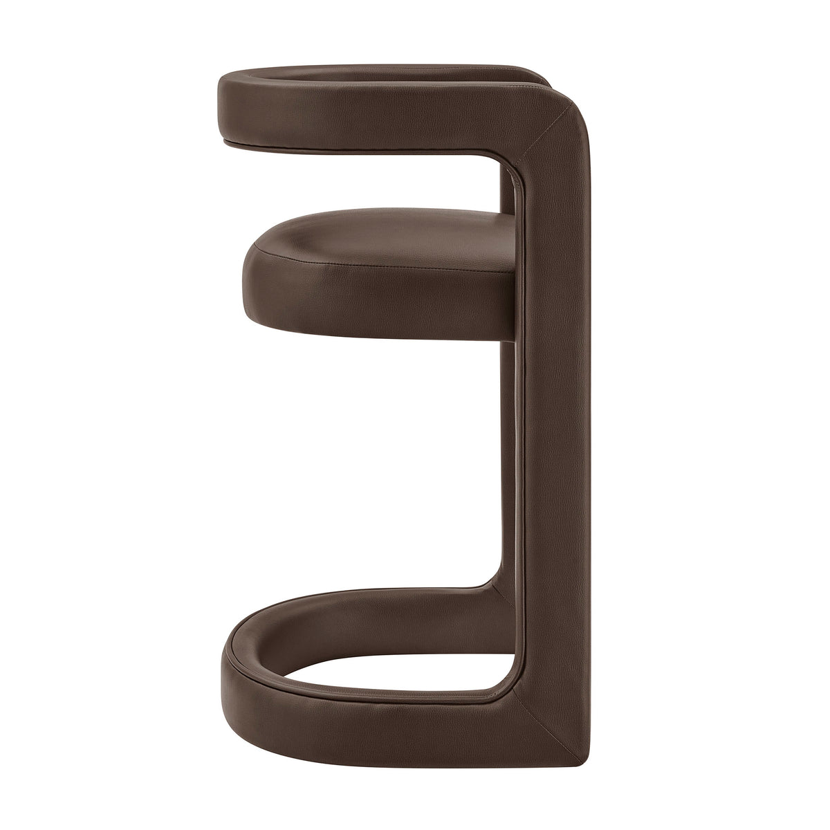 Winslow Premium Vegan Leather Counter Stool - Espresso