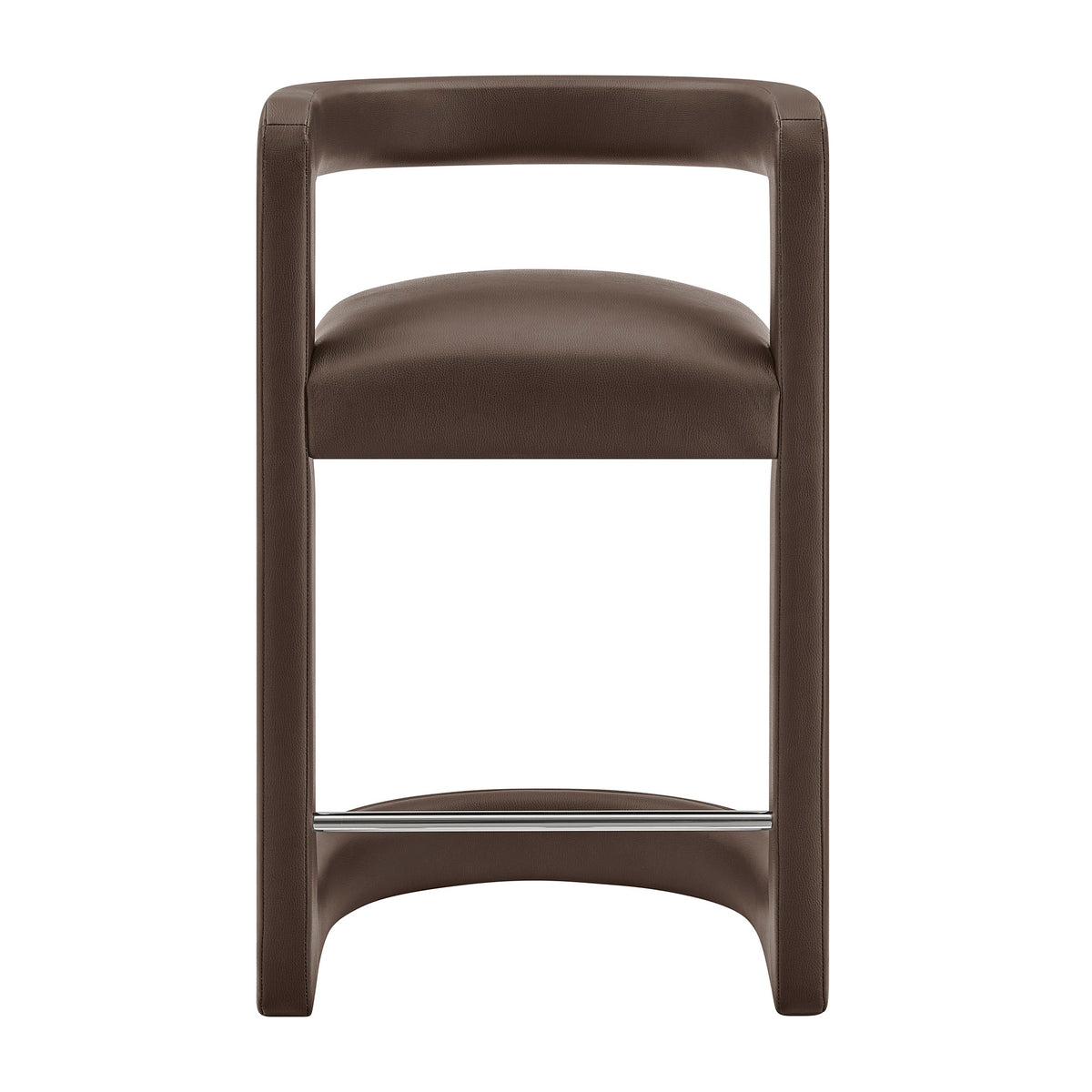 Winslow Premium Vegan Leather Counter Stool - Espresso