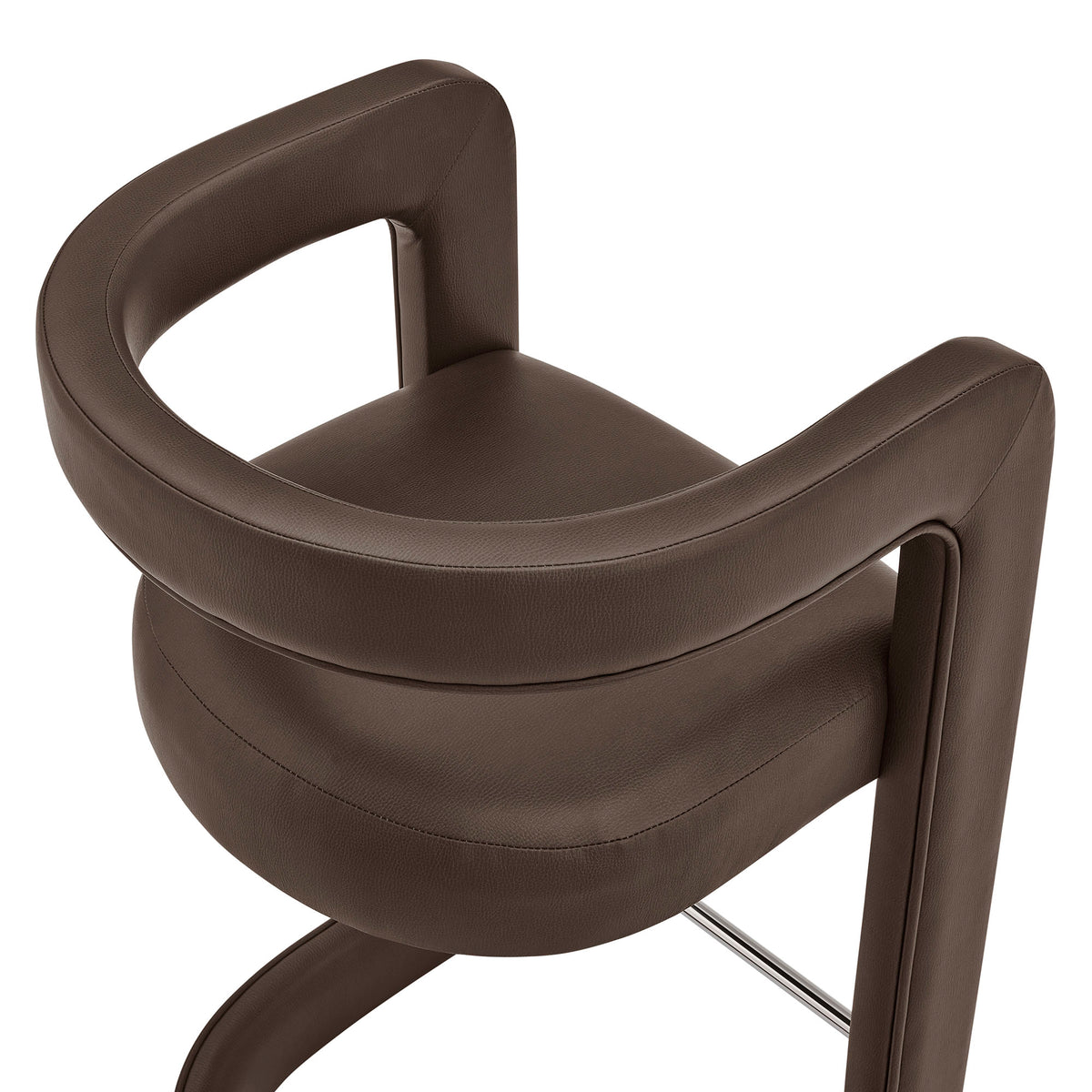 Winslow Premium Vegan Leather Counter Stool - Espresso