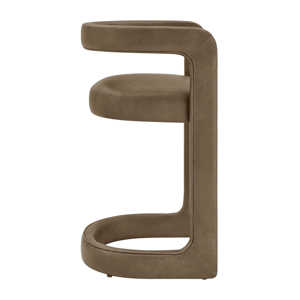 Winslow Premium Vegan Leather Counter Stool - Mushroom