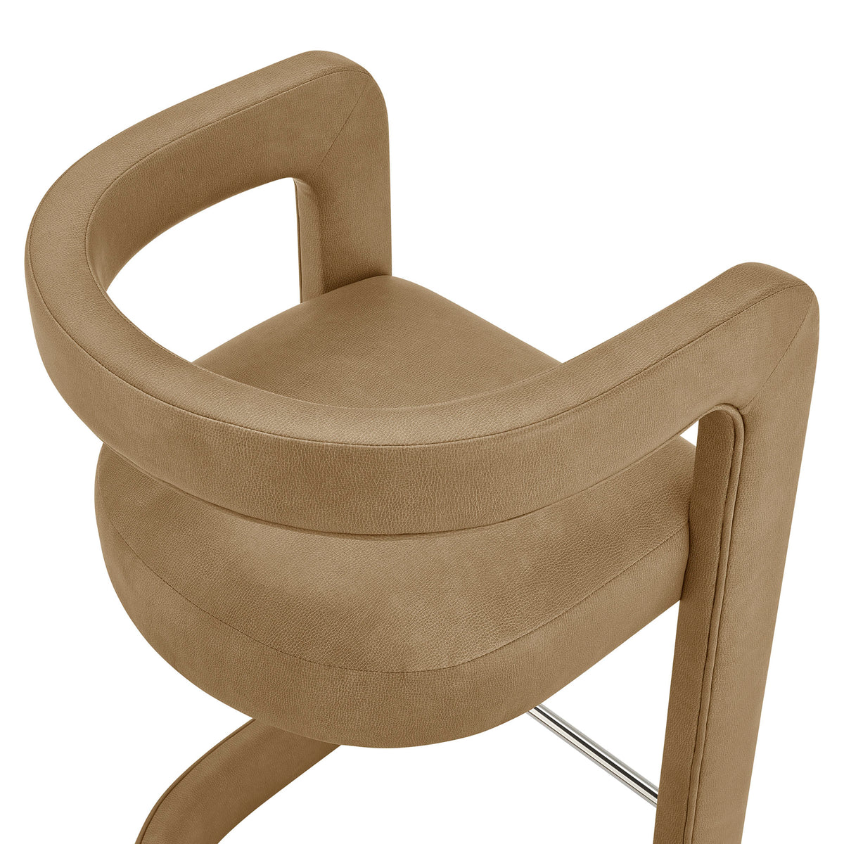 Winslow Premium Vegan Leather Counter Stool - Toast