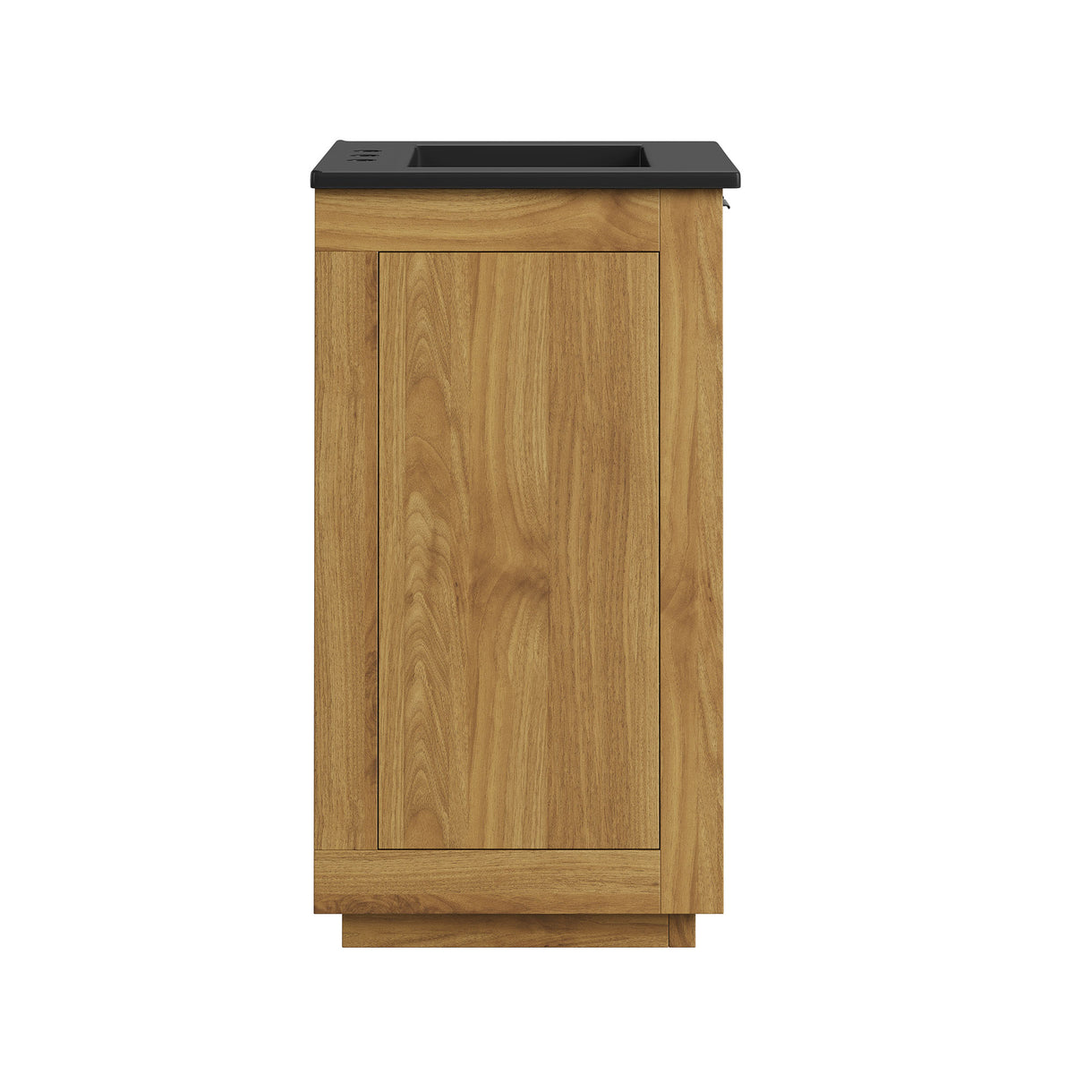 Tavira 24 Inch Shutter-Style Bathroom Vanity - Natural Black