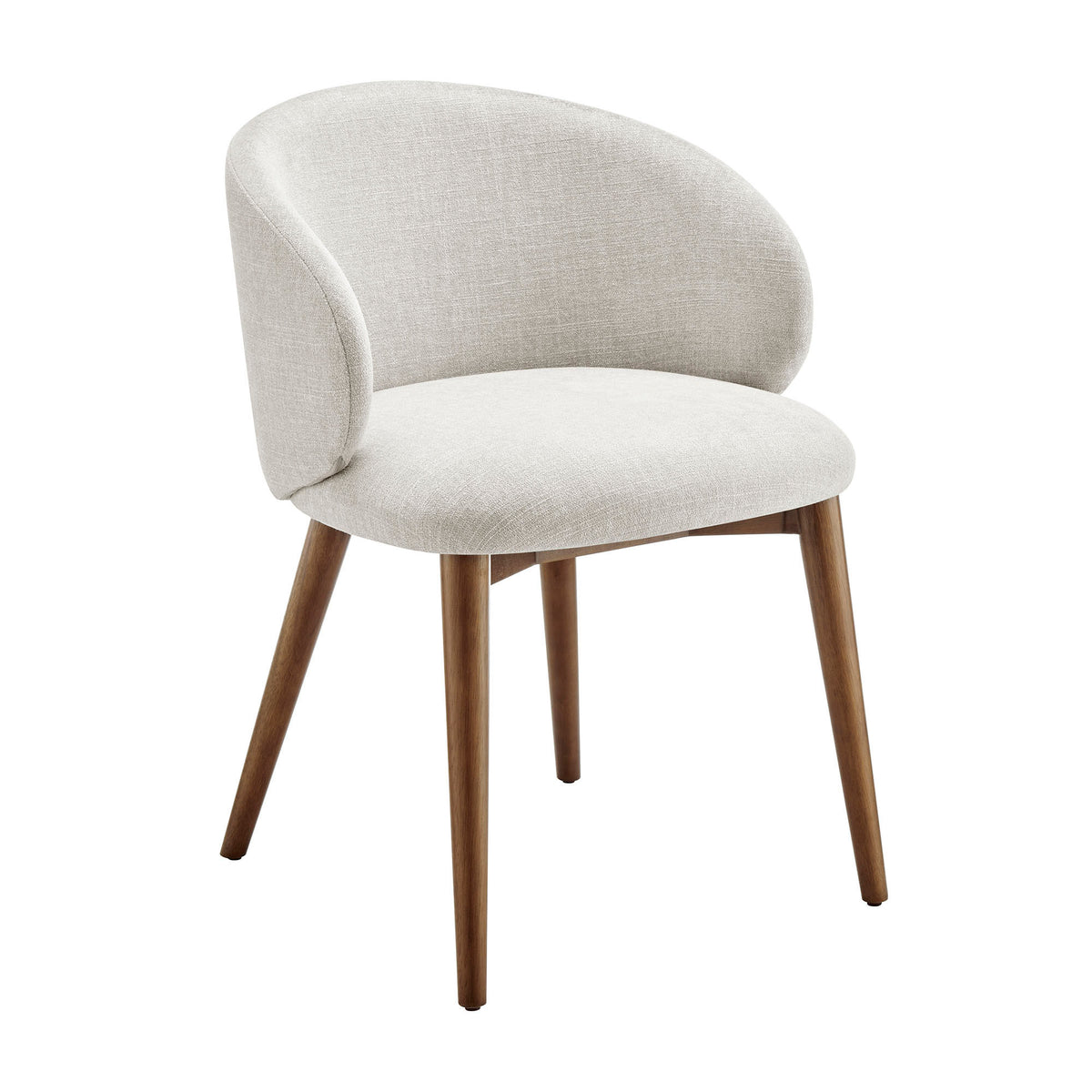 Anelle Upholstered Fabric Dining Chairs Set of 2 - Linen