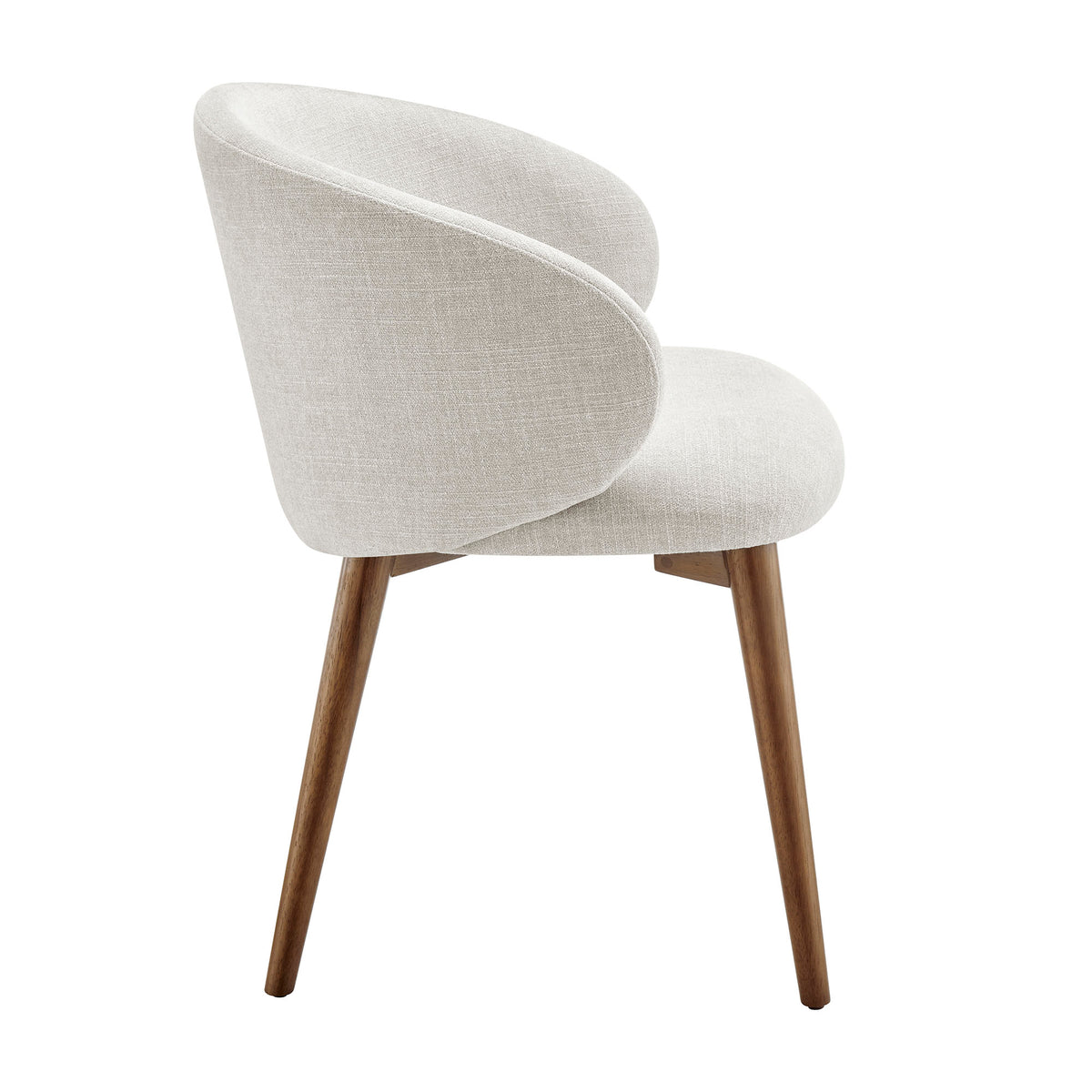 Anelle Upholstered Fabric Dining Chairs Set of 2 - Linen
