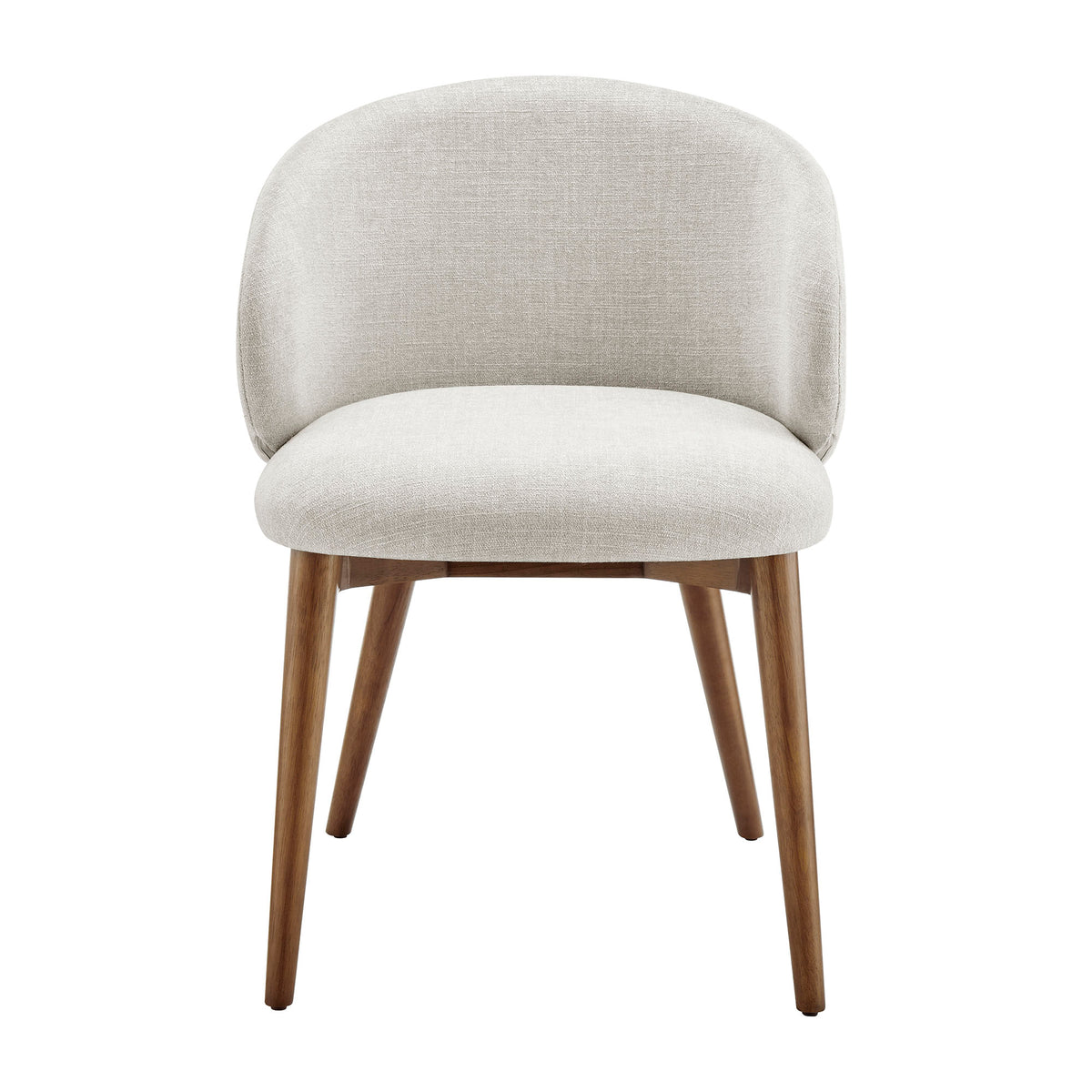 Anelle Upholstered Fabric Dining Chairs Set of 2 - Linen