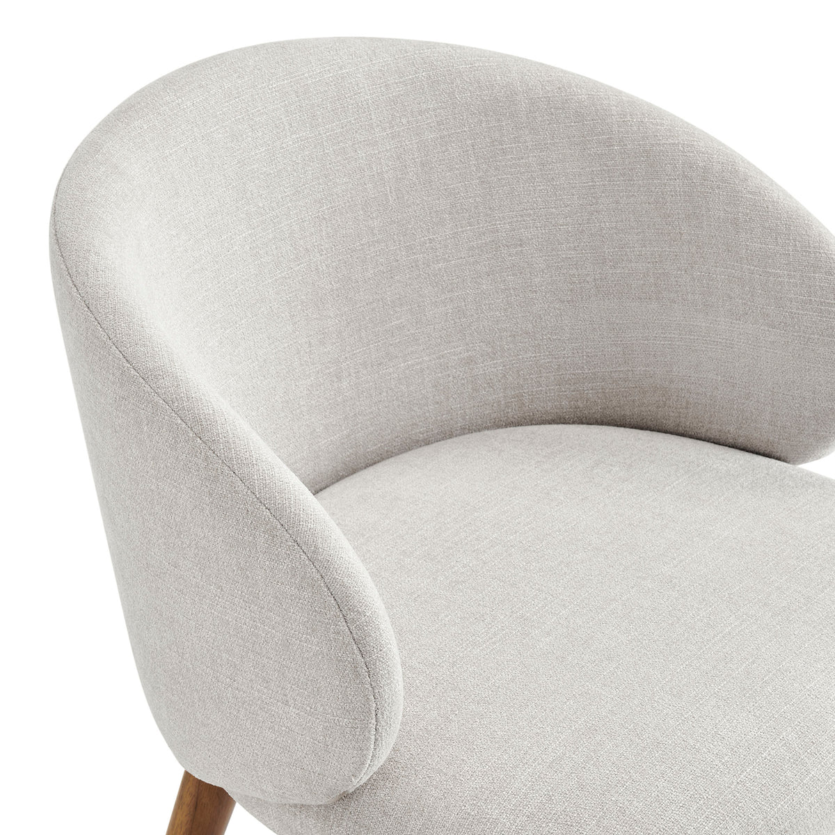 Anelle Upholstered Fabric Dining Chairs Set of 2 - Linen
