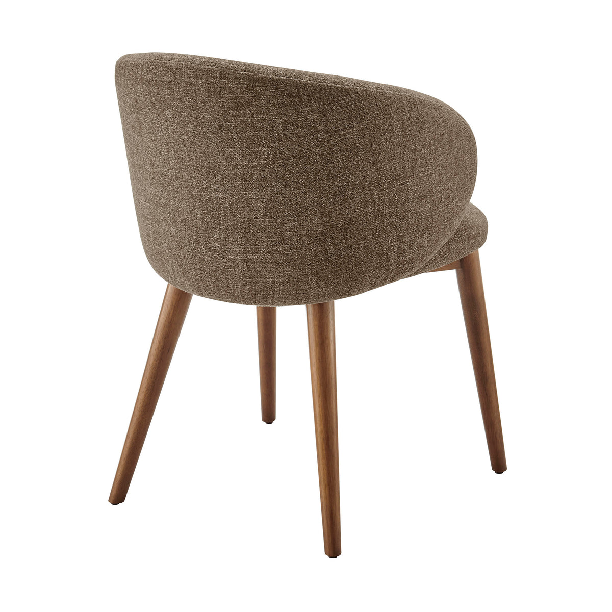 Anelle Upholstered Fabric Dining Chairs Set of 2 - Mocha