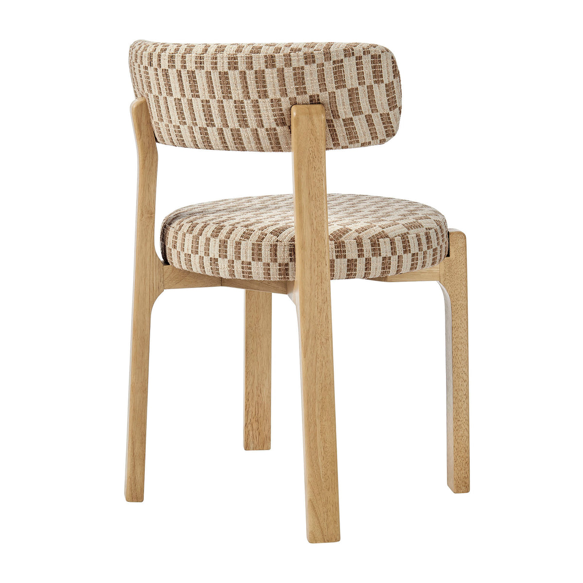 Marsha Retro Upholstered Fabric Dining Chairs Set of 2 - Mineral