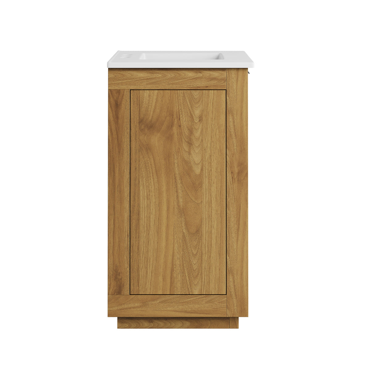 Tavira 30 Inch Shutter-Style Bathroom Vanity - Natural White