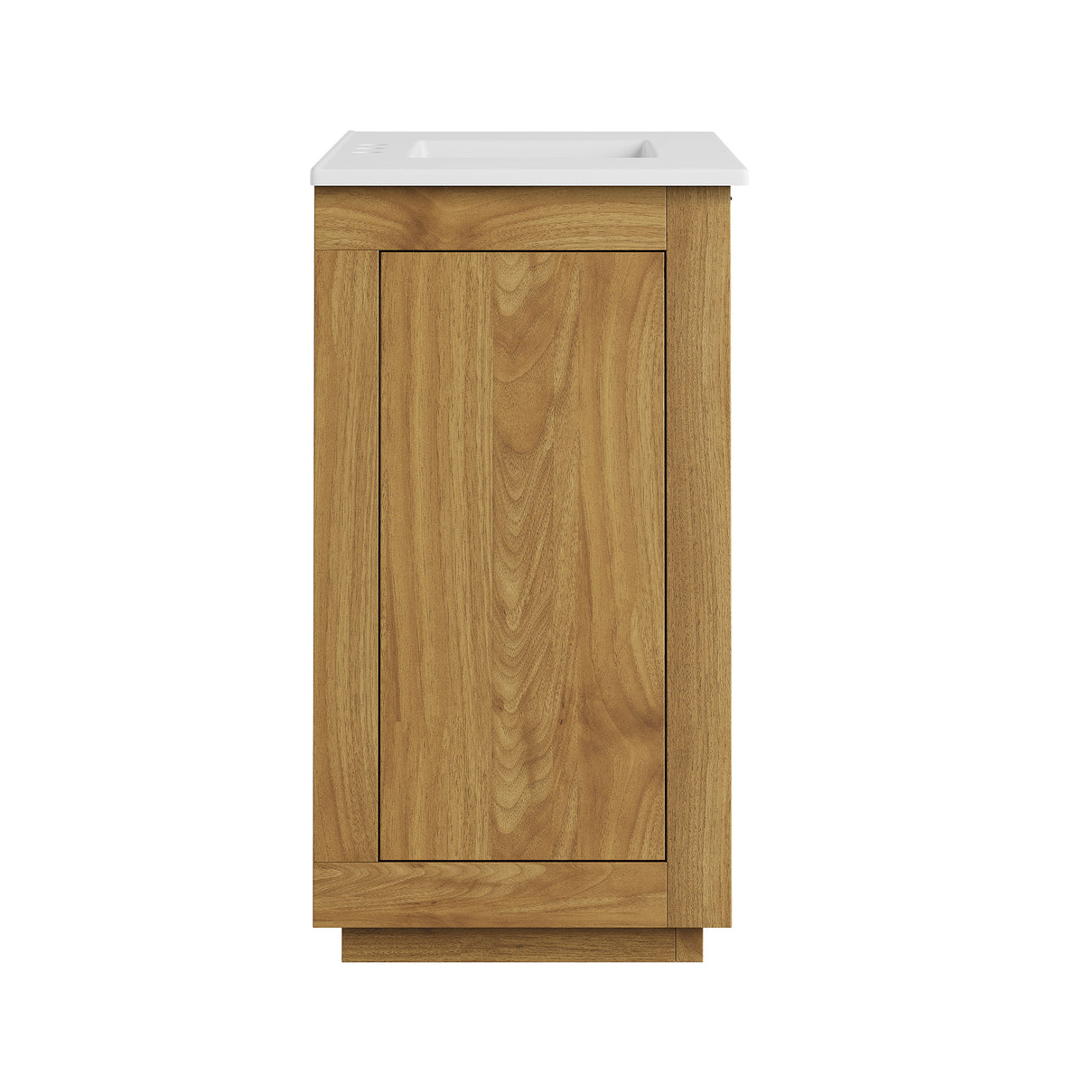 Tavira 36 Inch Shutter-Style Bathroom Vanity - Natural White
