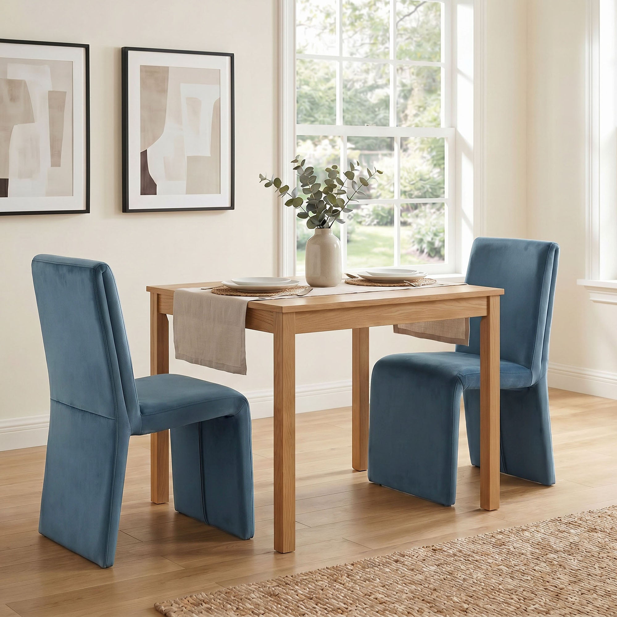 Emory Performance Velvet Dining Side Chair Set of 2 by Modway