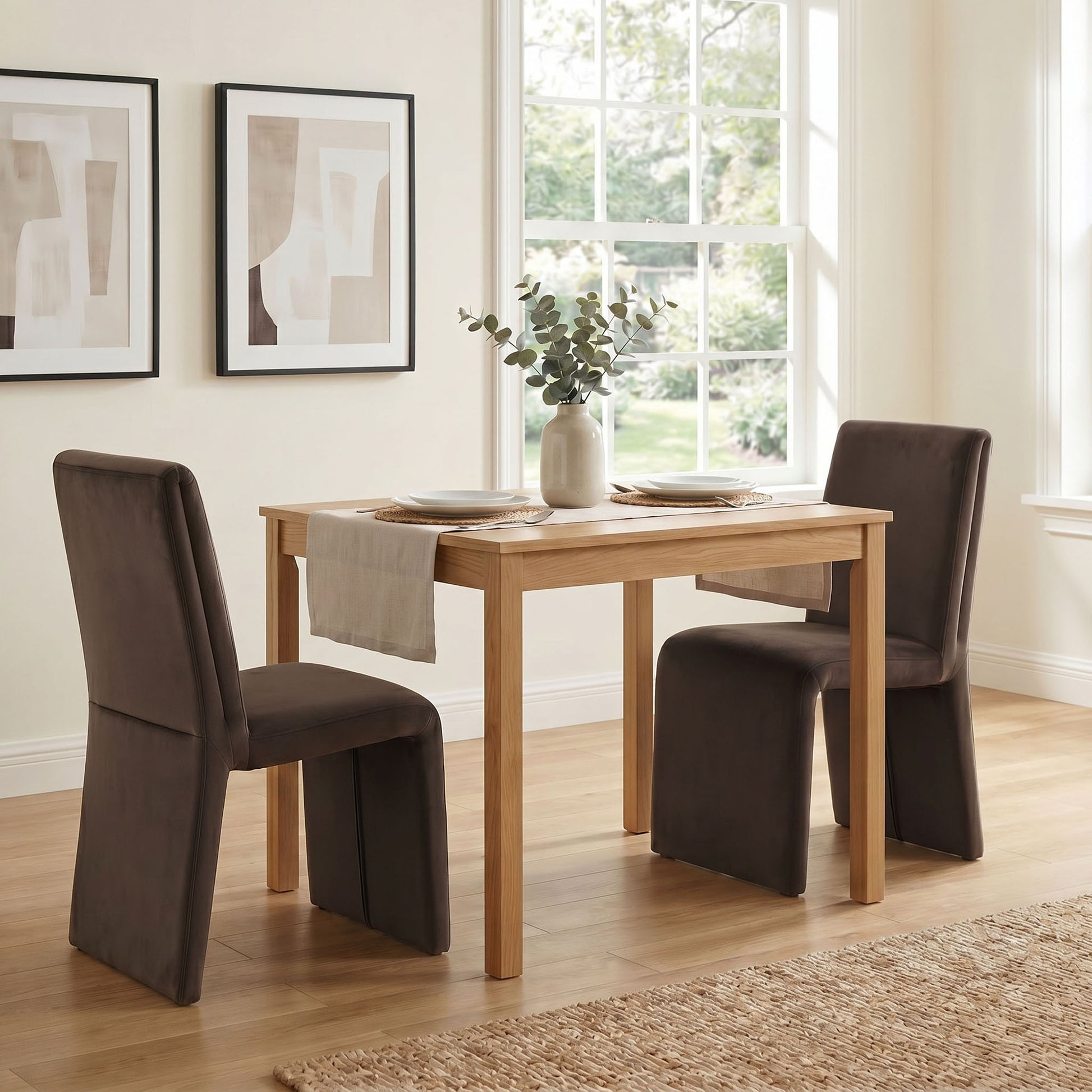 Emory Performance Velvet Dining Side Chair Set of 2