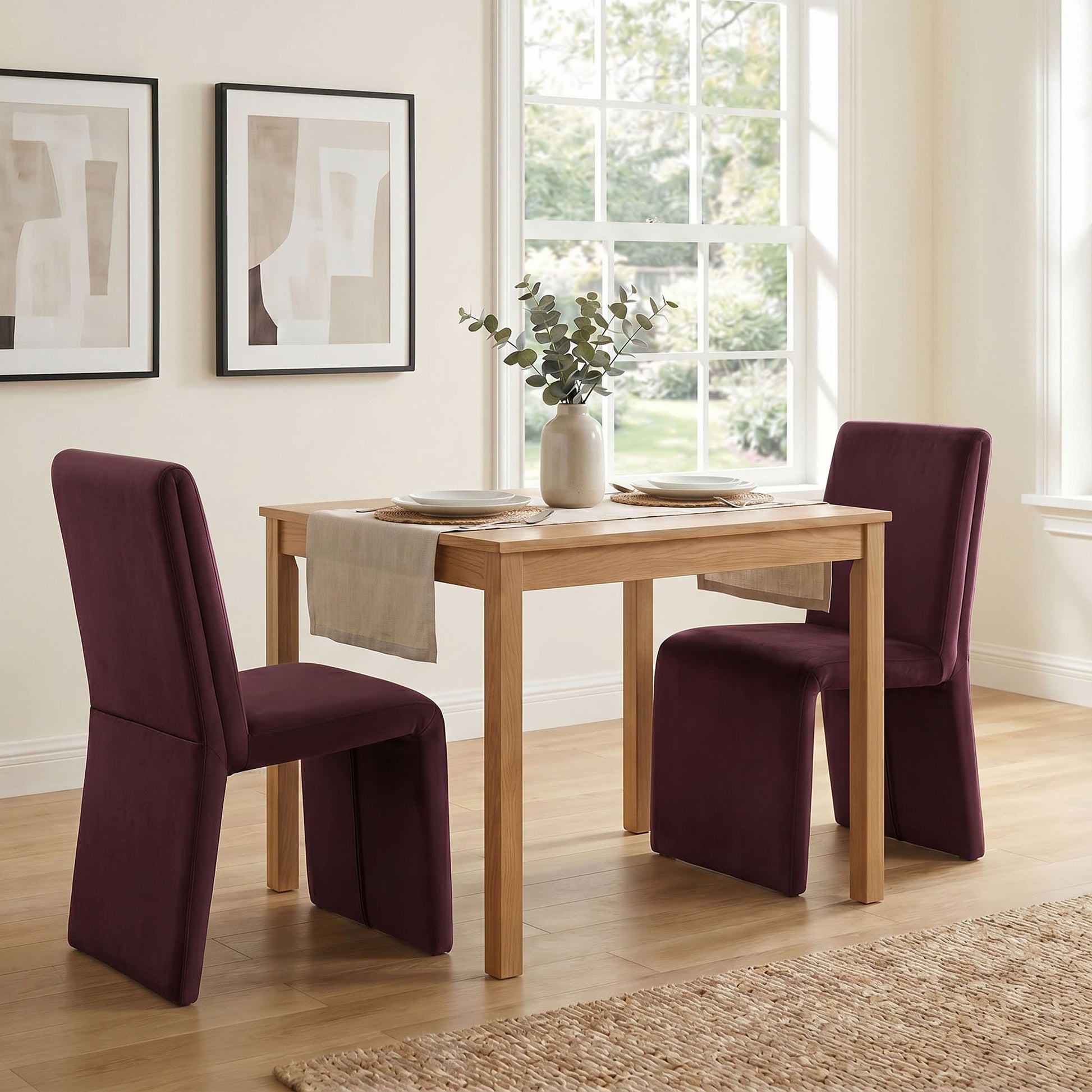 Emory Performance Velvet Dining Side Chair Set of 2
