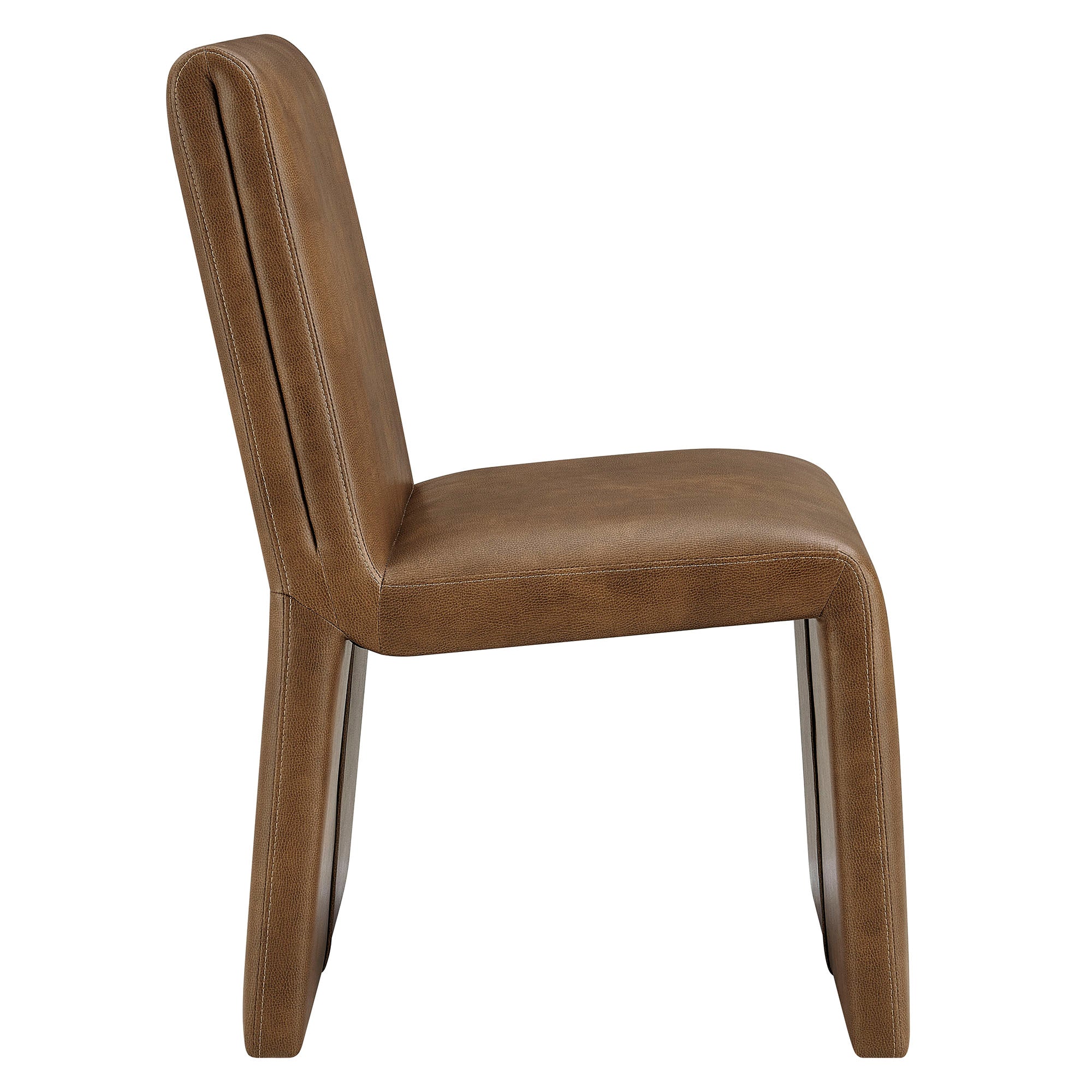 Emory Vegan Leather Dining Side Chair Set of 2 by Modway