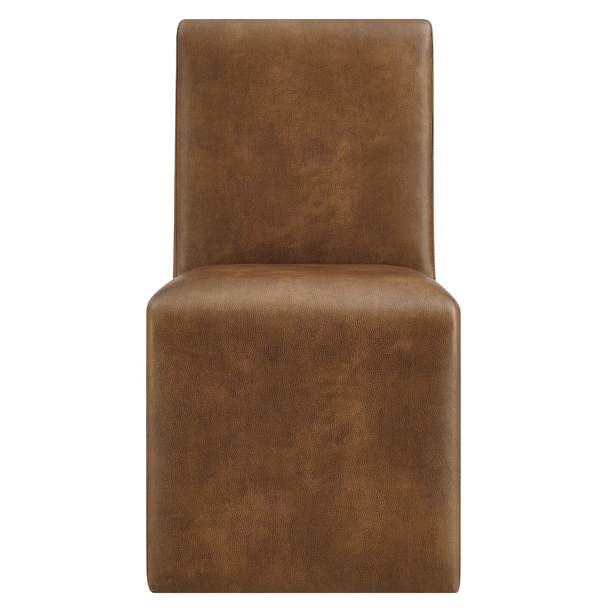 Emory Vegan Leather Dining Side Chair Set of 2 by Modway