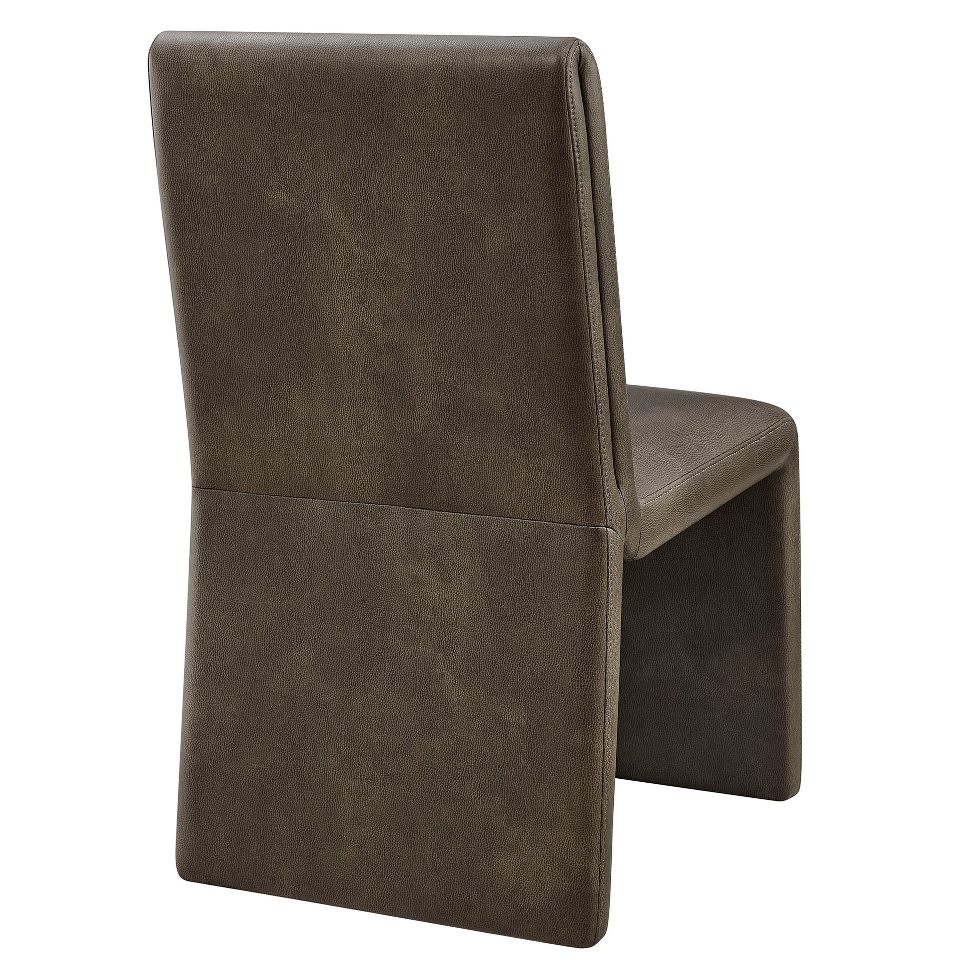 Emory Vegan Leather Dining Side Chair Set of 2 by Modway