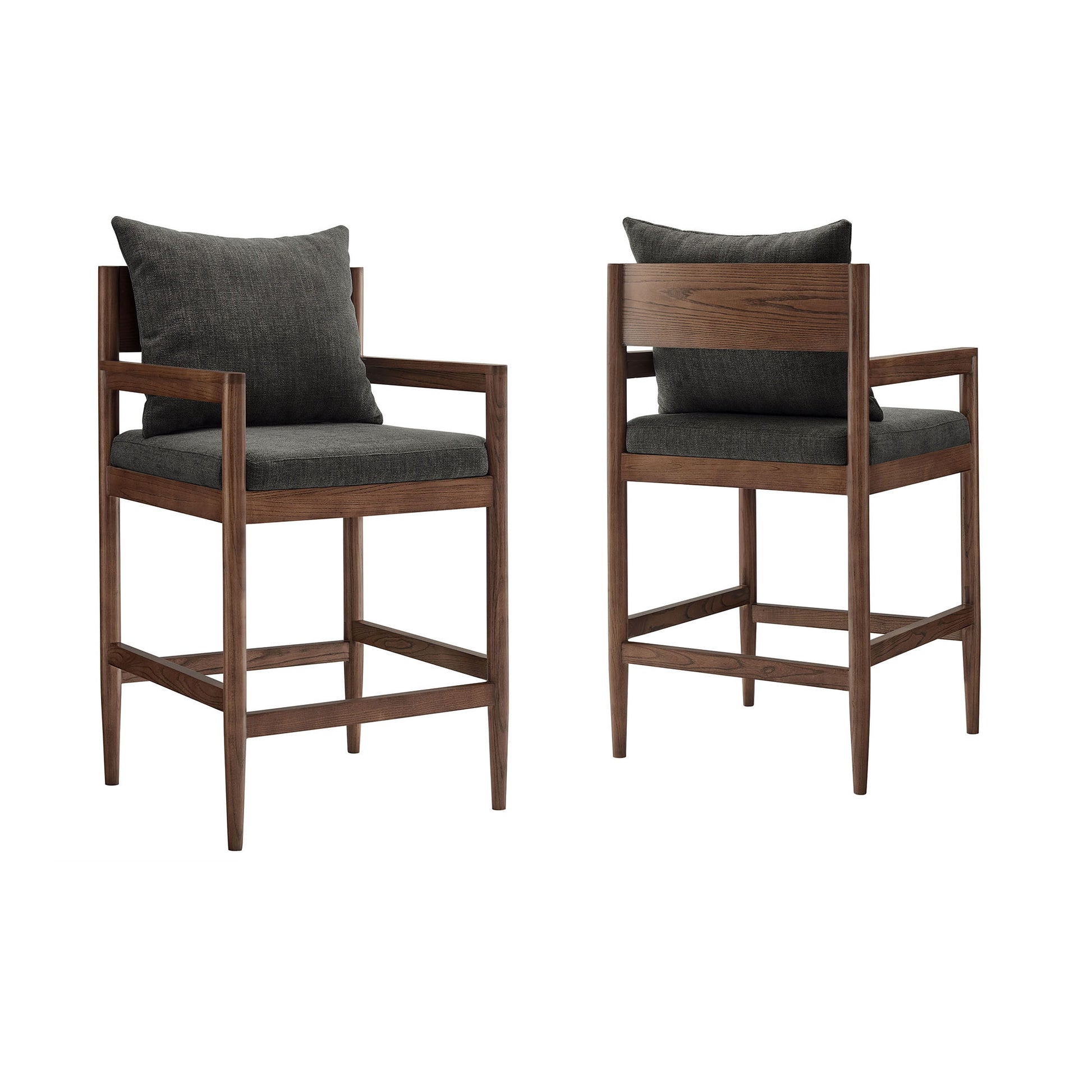 Remington Wood Counter Stool Set of 2 by Modway