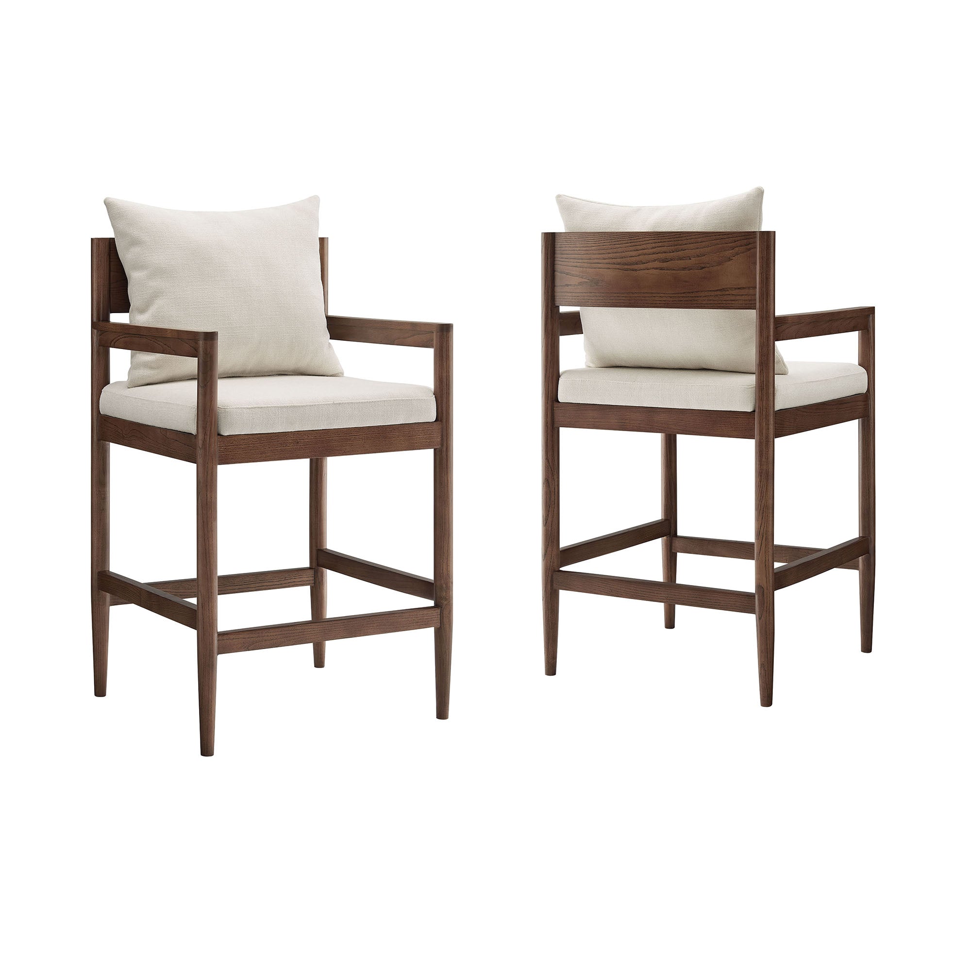 Remington Wood Counter Stool Set of 2 by Modway