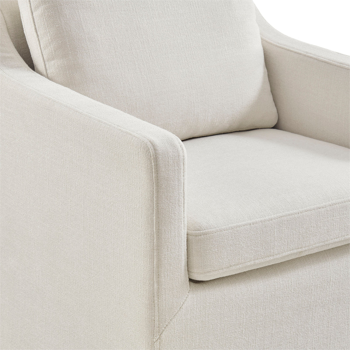 Serene Slipcovered Performance Fabric Dining Armchair - Salt