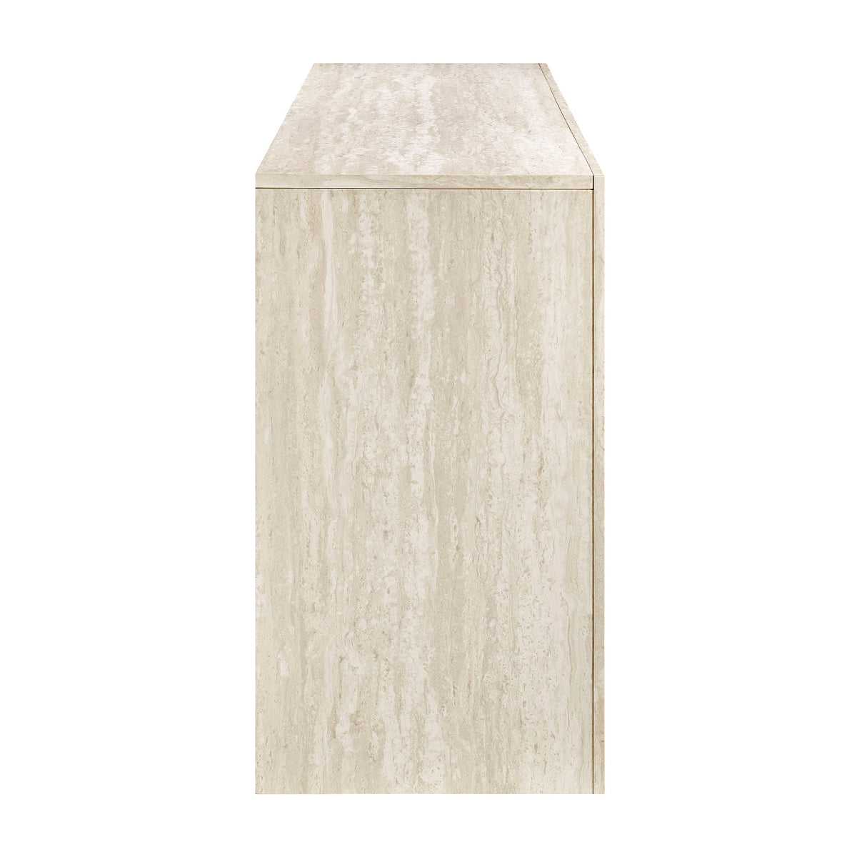 Olney 4-Door Fluted Sideboard - Ivory Travertine