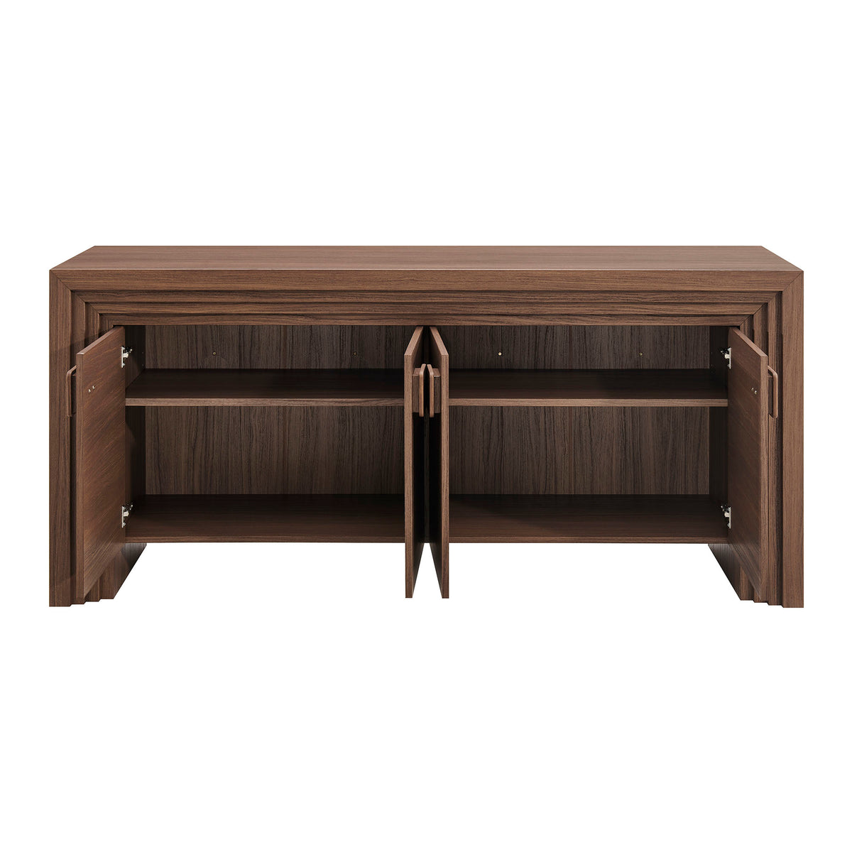 Olney 4-Door Fluted Sideboard - Walnut