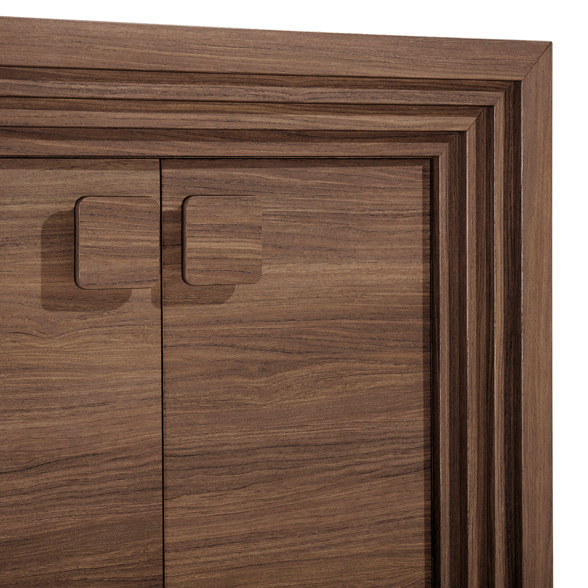 Olney 4-Door Fluted Sideboard - Walnut